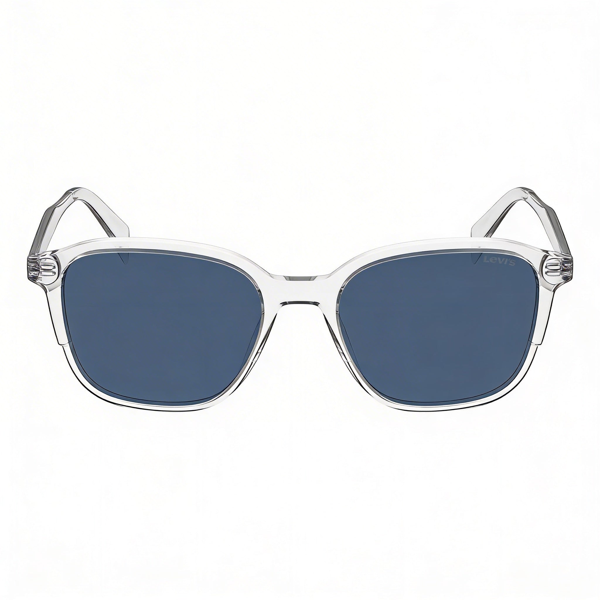 Levi's Timeless Unisex Eyewear, Crystal Blue Eco Polyamide Frame, Crystal Polycarbonate Lenses, Size 53-18-145, Photo 2