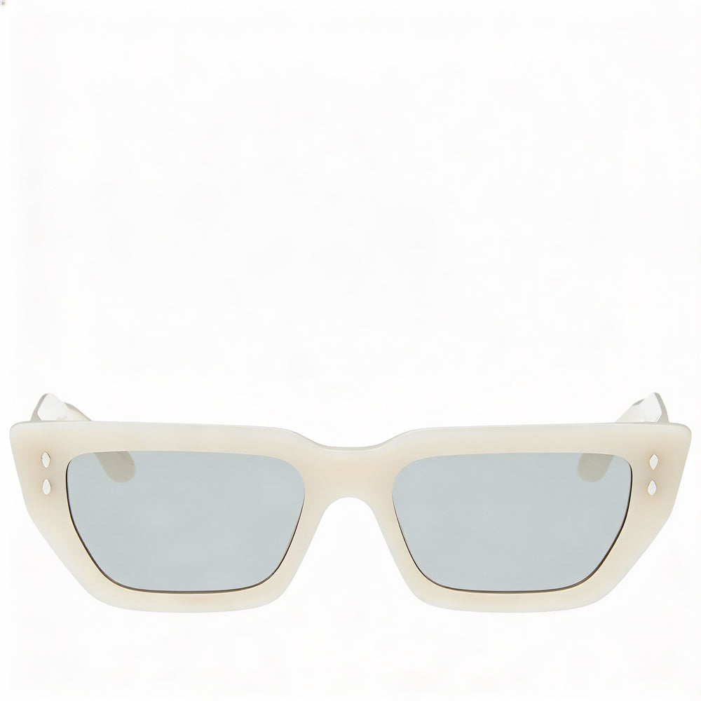 Isabel Marant Women's Trendy Acetate Ivory Grey Acetate Frame UV Protected Non-Polarized Sunglasses 54mm