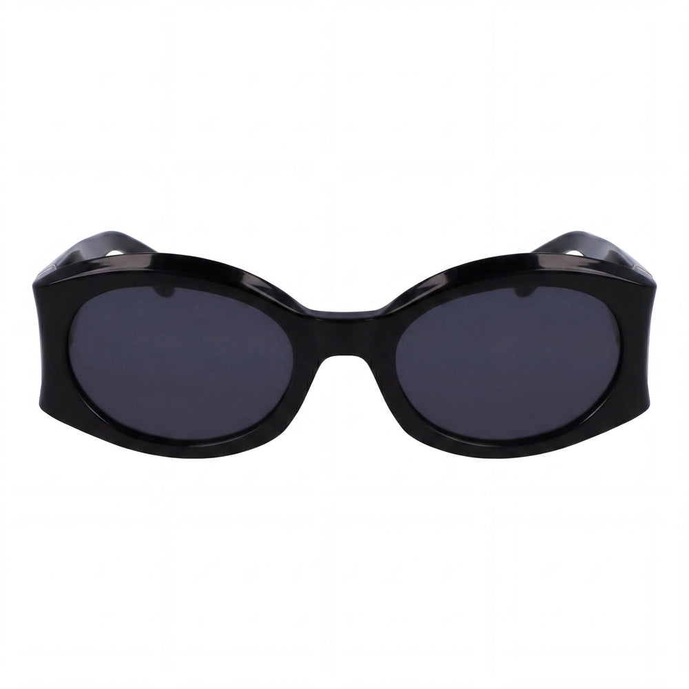 Salvatore Ferragamo SF2008S Unisex Black Plastic Frame Sunglasses with UV Protection, 55mm