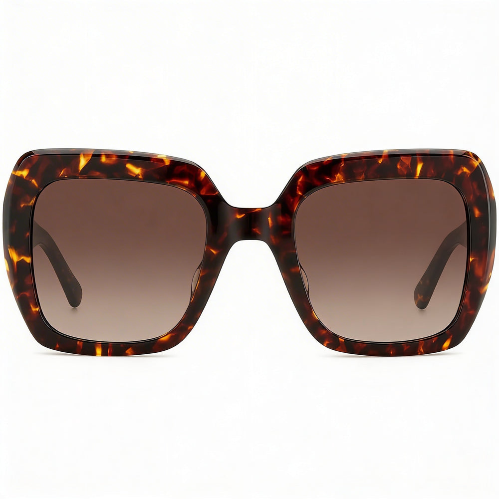 Gafas de sol Kate Spade New York Naomi/S para mujer, montura de plástico Havana, color marrón, con protección UV, 52 mm