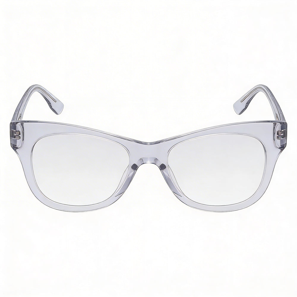 Gafas de hombre MCALLISTER Mc4504 de metal gris cristal con lentes transparentes de policarbonato de 52 mm