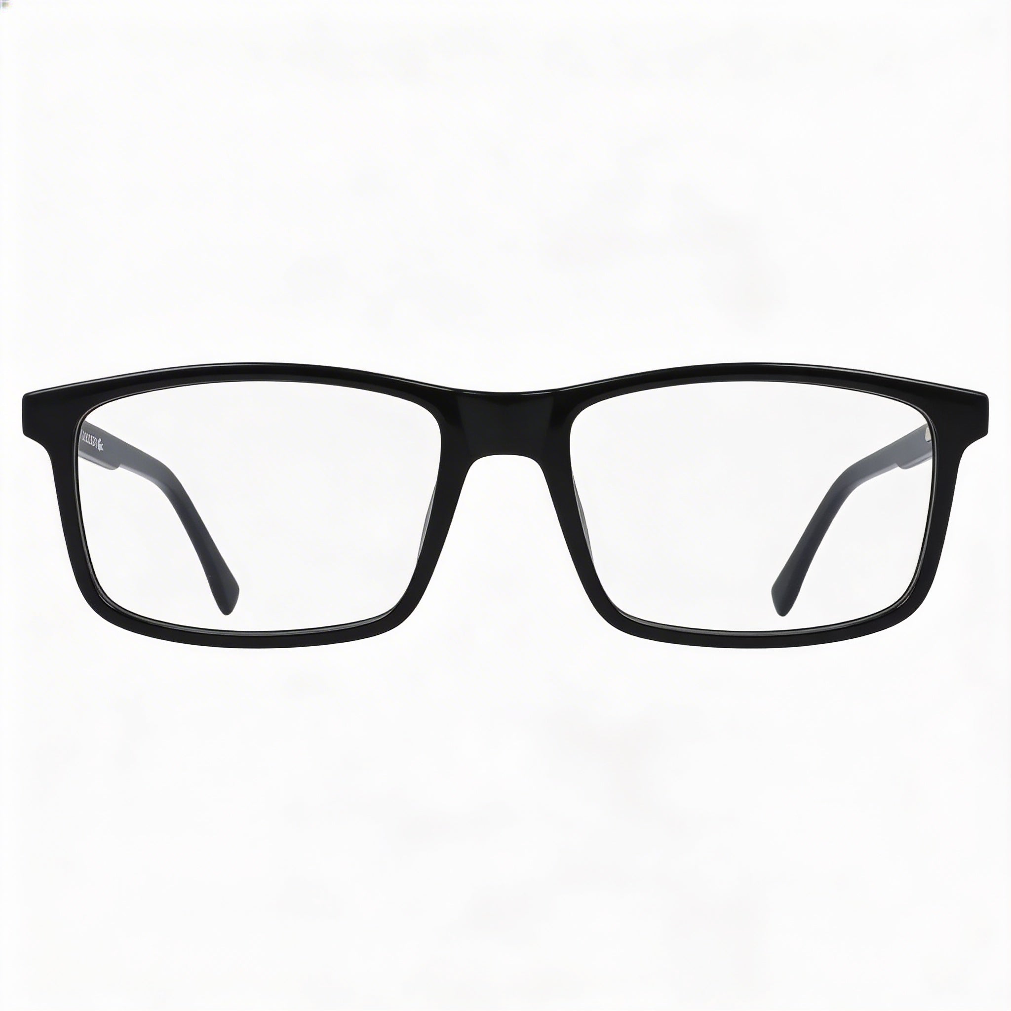 Gafas Oftálmicas Lacoste Casual Unisex con Montura Negra y Cristales de Plástico Transparente, Tamaño 54-17-145mm, Photo 2
