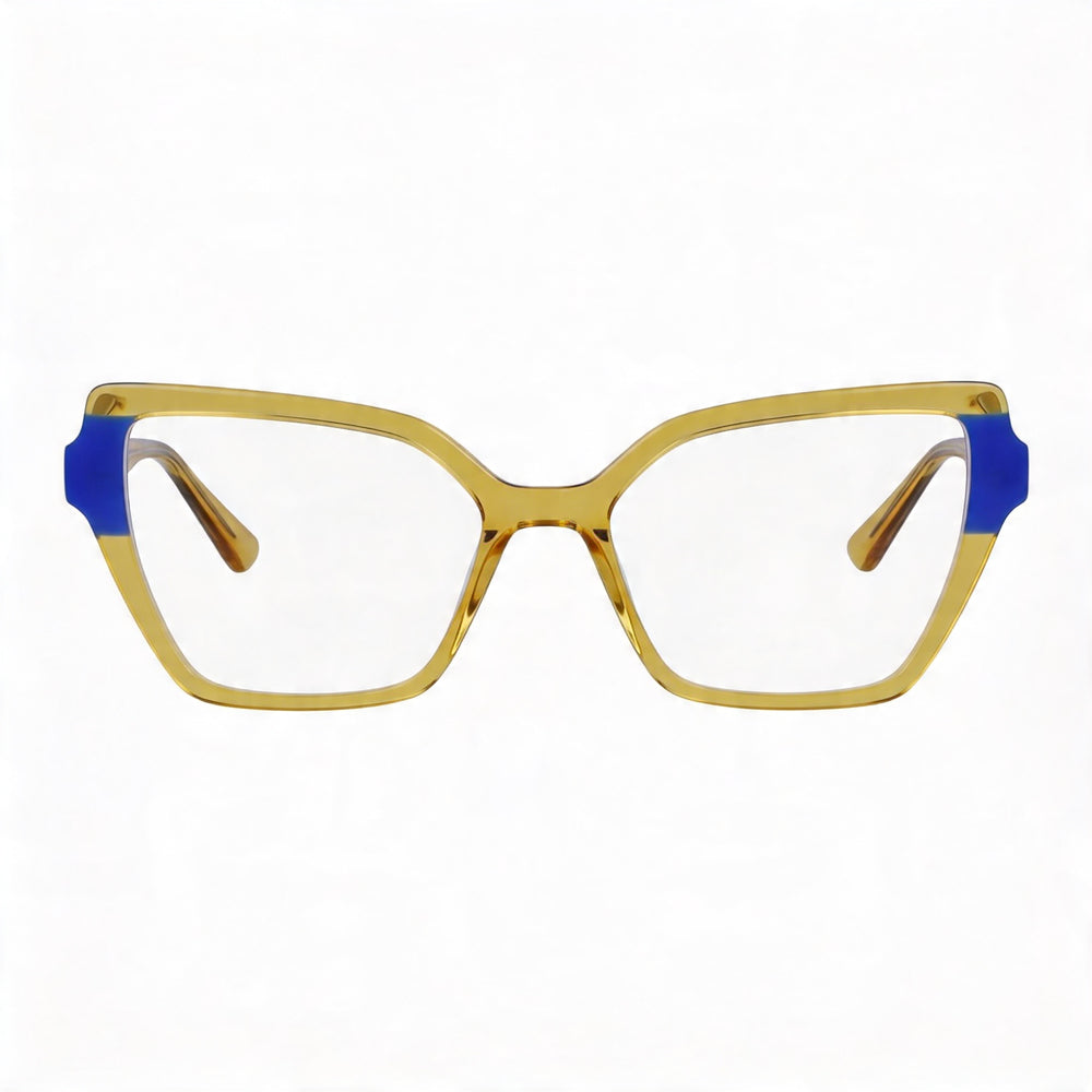 KARL LAGERFELD Modern Women's Acetate Sunglasses Caramel Blue 53mm