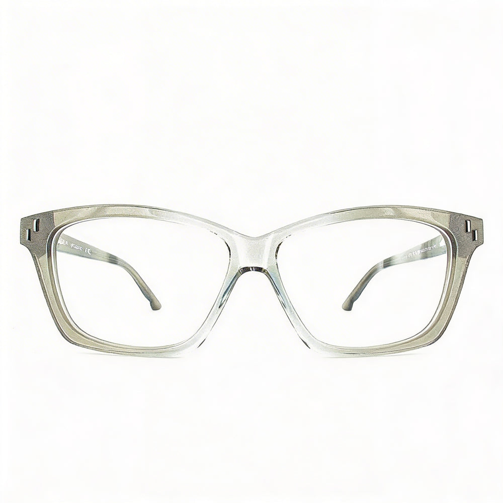 Gafas Swarovski modernas con montura de acetato negro para mujer con lentes multicolor de 54 mm