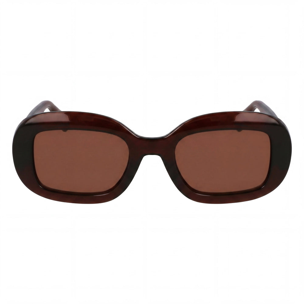 Ferragamo Sf2038se Men's Transparent Brown Titanium Frame Non- Glasses 51mm