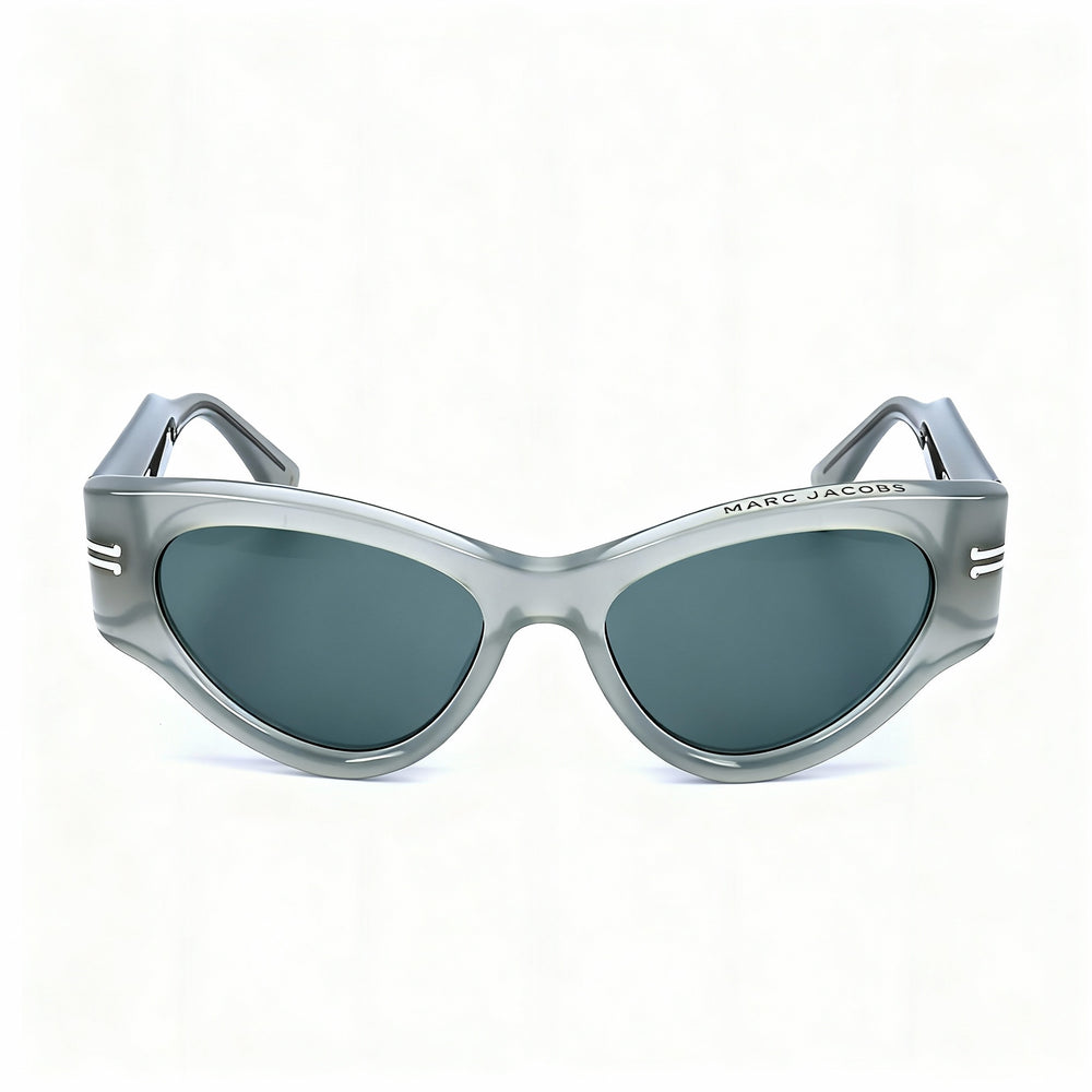 Gafas de sol Marc Jacobs MJ 1045/S Cat Eye para mujer, de acetato verde, sin polarizar, con protección UV, 53 mm