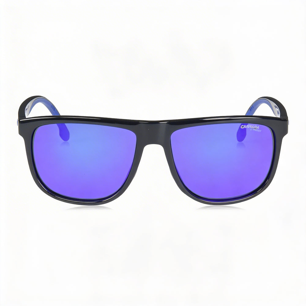 Gafas de sol Carrera Modern para mujer, montura de poliamida inyectada en azul y negro, protección UV 100 %, 58 mm