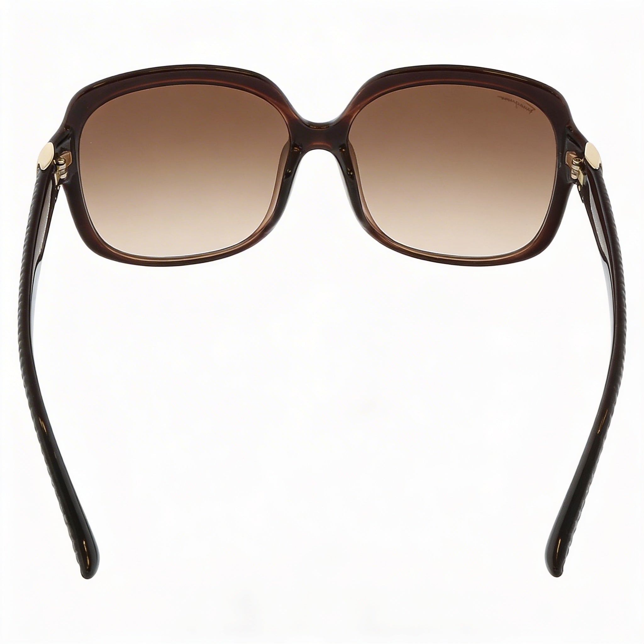 Gafas de sol cuadradas de plástico marrón para mujer Ferragamo Sf739sa 210, lentes degradadas marrones, protección UV, aptas para prescripción de 59 mm, Photo 2