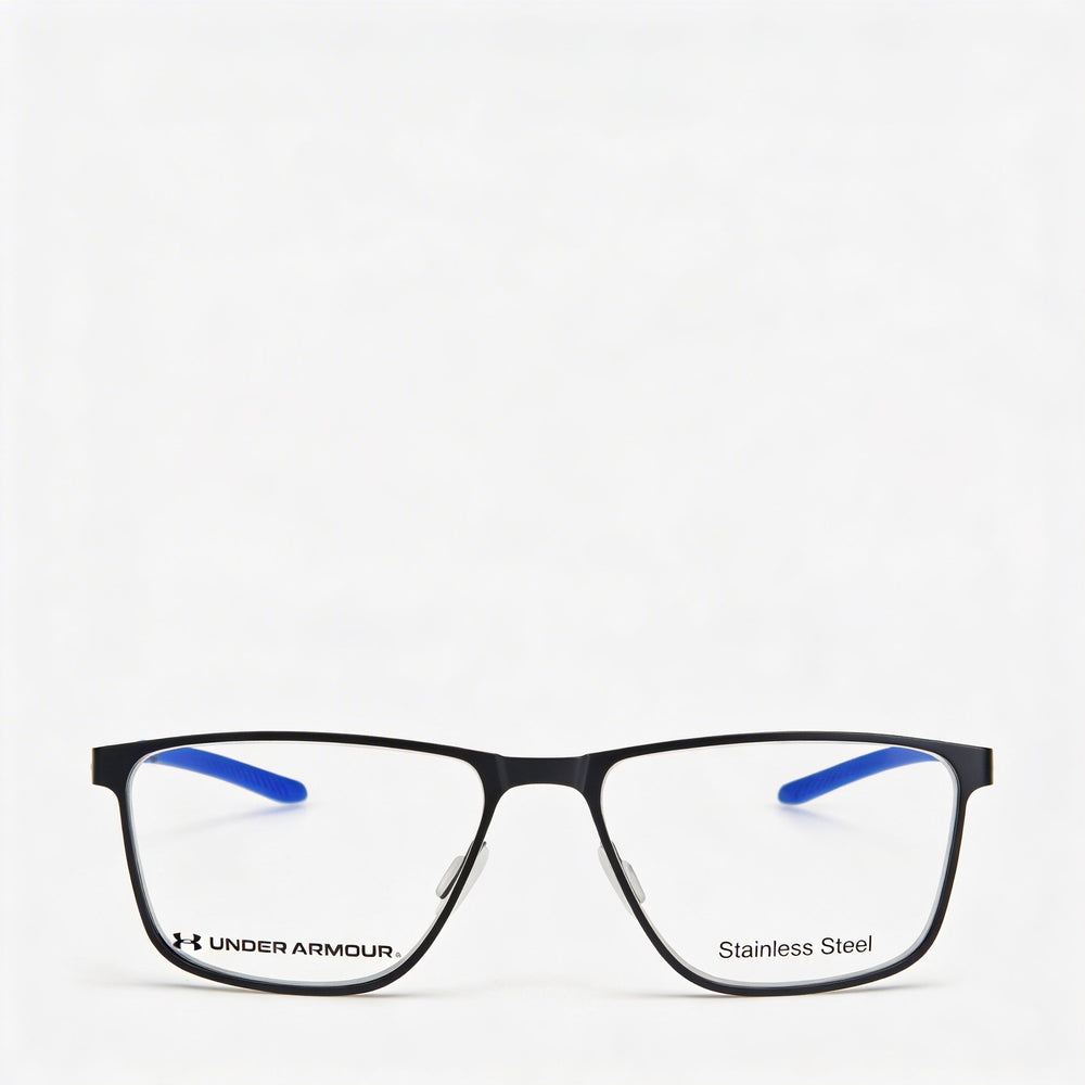 Under Armour Casual Men's Matt Black Alloy Steel Frame Non-Polarized Polycarbonate Lens Sunglasses 54mm