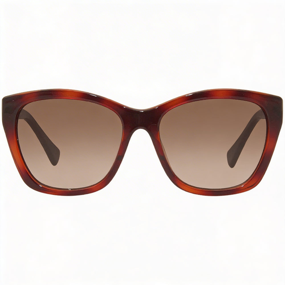 Gafas de Sol Clásicas Ferragamo para Mujer de Plástico Tortuga Marrón No Polarizadas 100% Protección UV 56mm