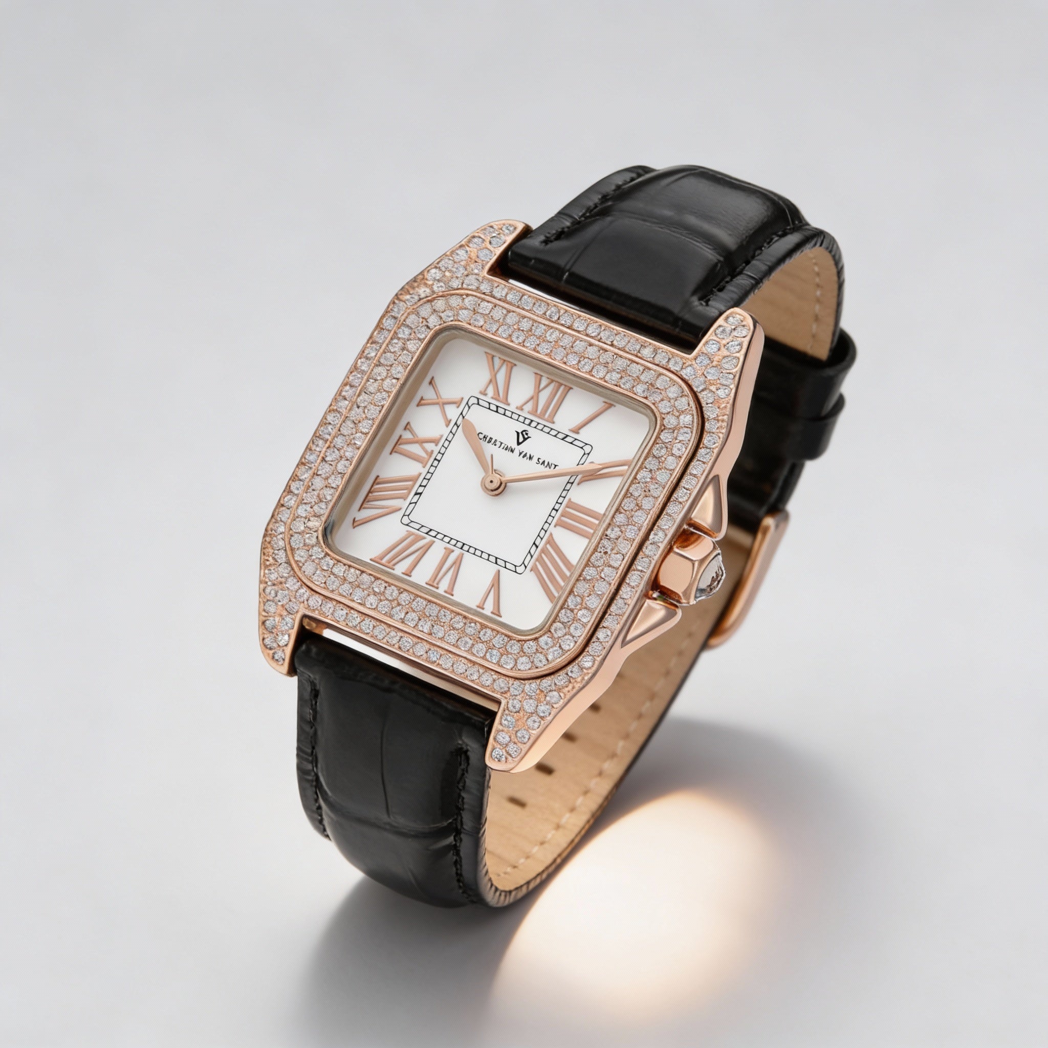 Reloj informal Christian Van Sant para mujer con caja y esfera blancas, cristales en el bisel y resistente al agua hasta 30 m., Photo 2