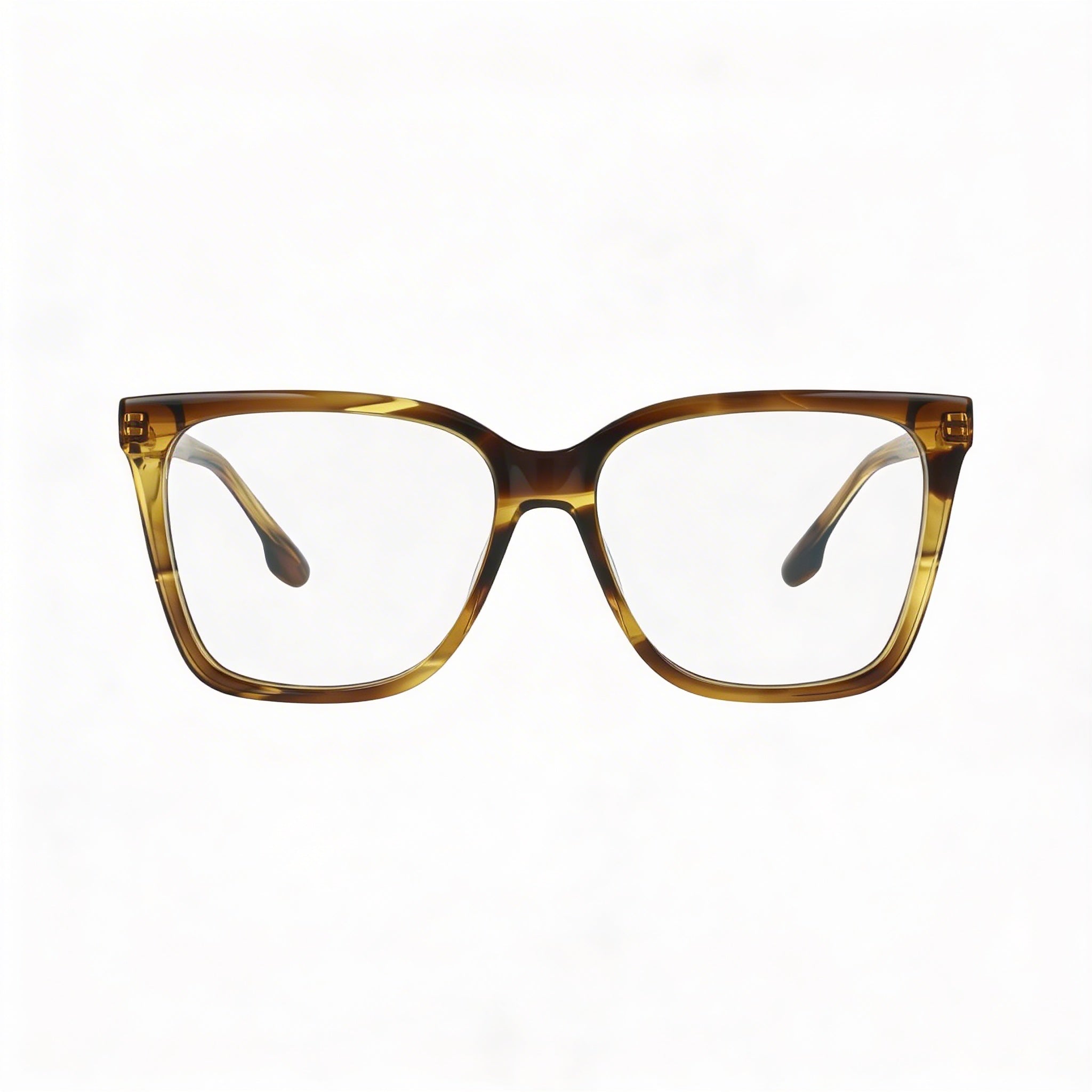 Victoria Beckham Vb2680 Women's Striped Khaki Ophthalmic Eyeglasses with 53mm Lens, 15mm Bridge, 140mm Temple, Photo 2