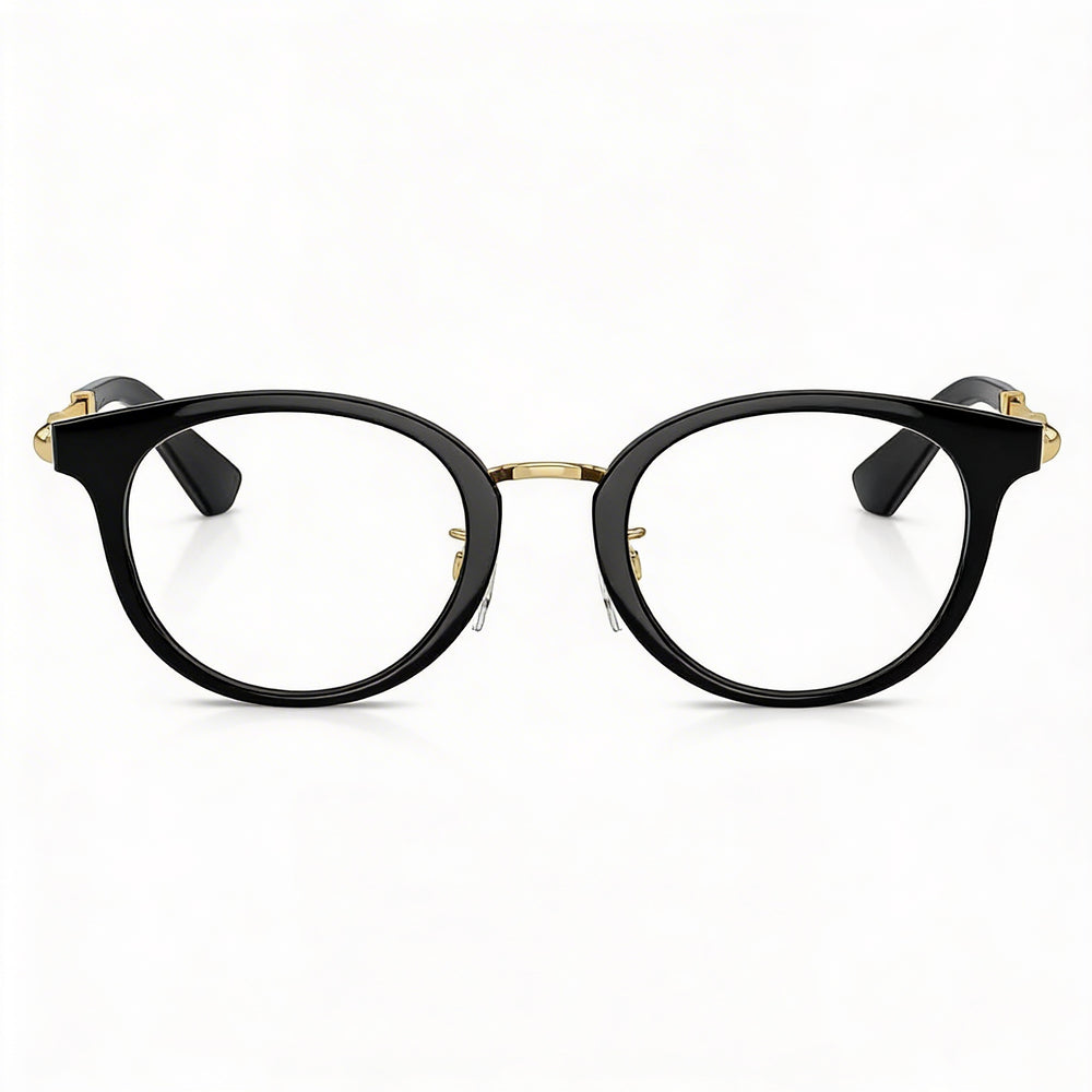 Montura de gafas de sol de diseñador BURBERRY para mujer, negras - aptas para lentes recetados