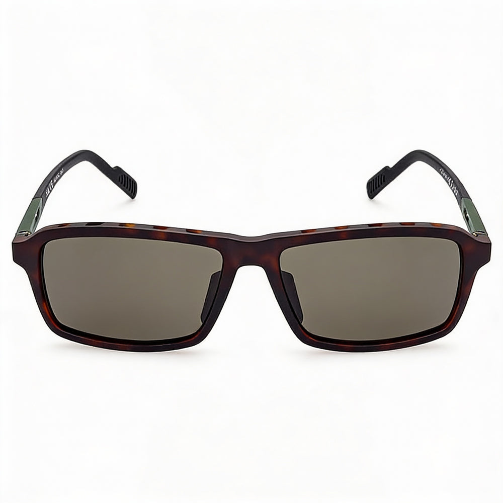 Gafas de sol adidas Sp004902s de plástico negro para hombre con lentes burdeos, 59 mm, protección UV