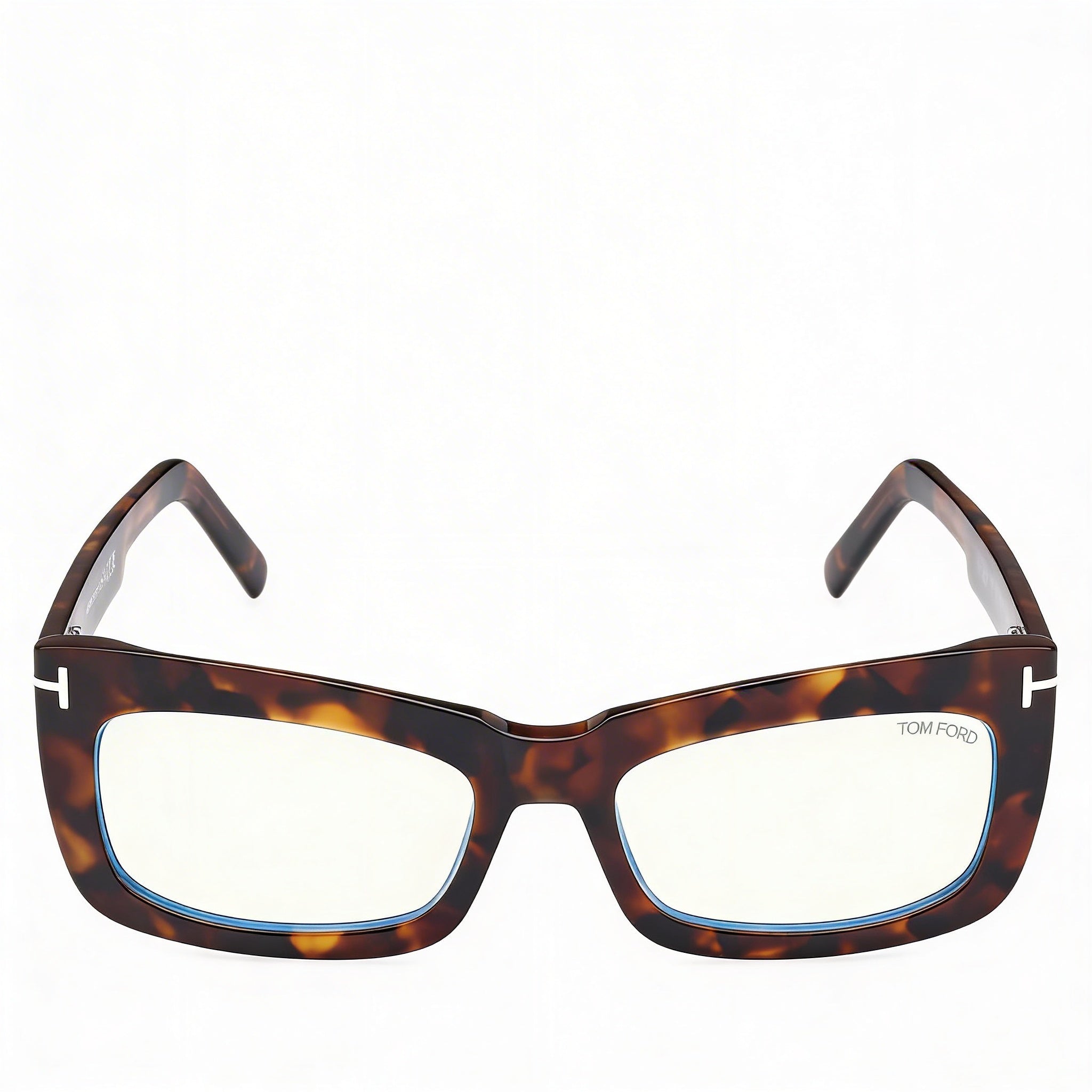 Gafas Tom Ford Classic unisex con montura Habana oscura, filtro azul, de plástico, 55 mm, Photo 2