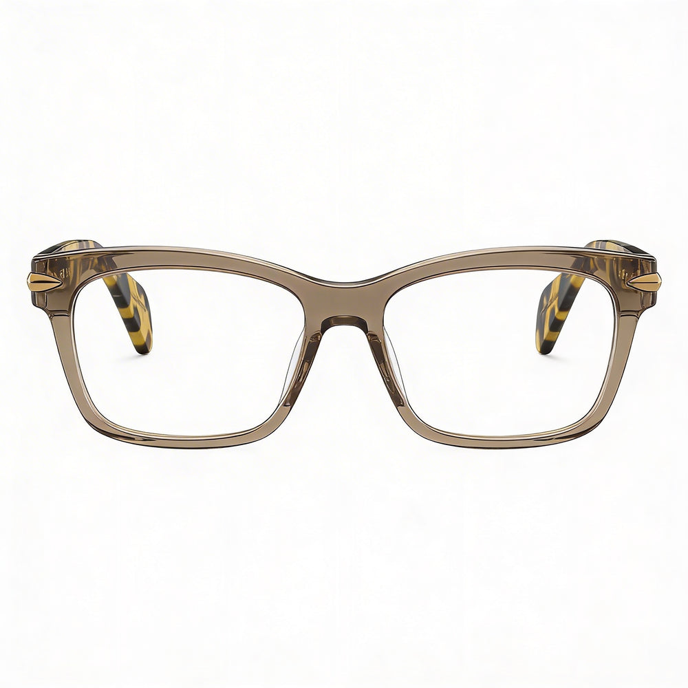 Gafas unisex Rag & Bone modelo Rnb3004 de plástico gris Havana con montura de policarbonato y lentes de 52 mm
