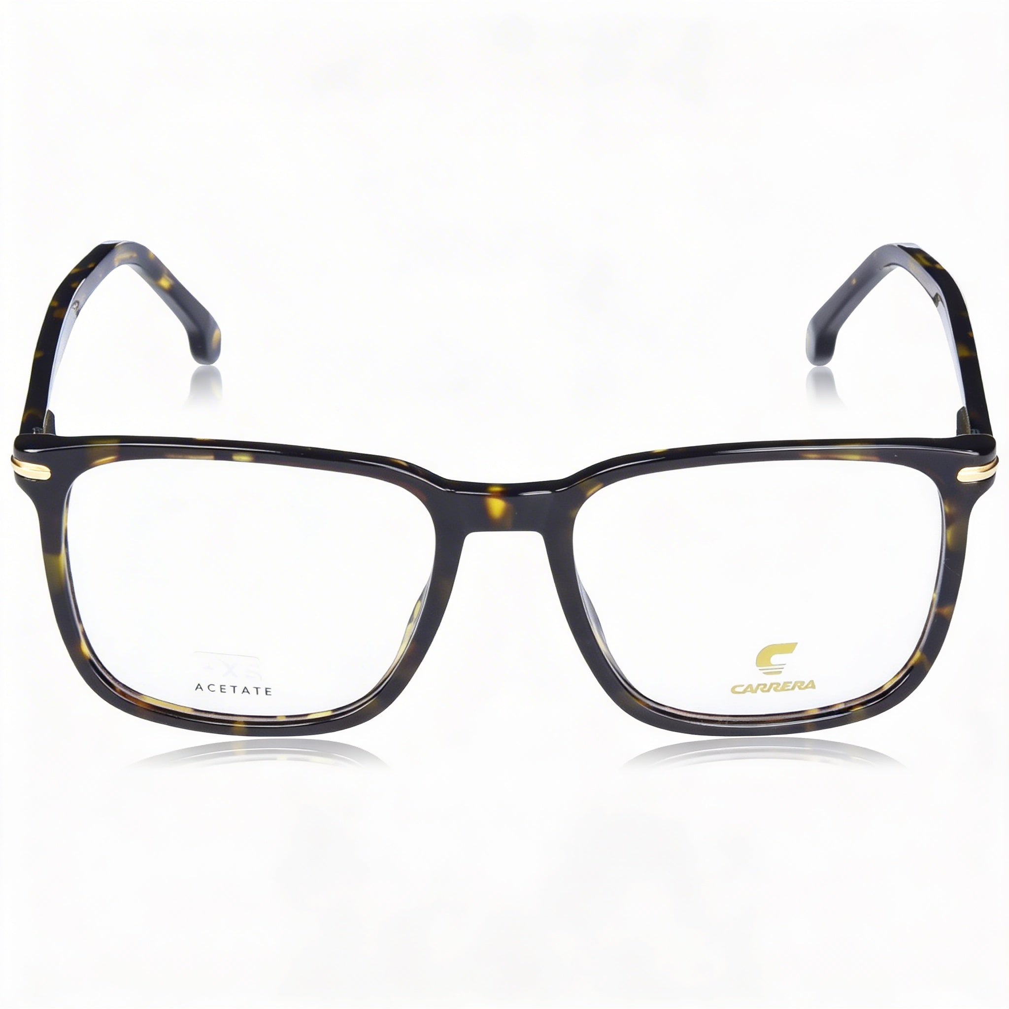Carrera 309 Men's Casual Style Havana Acetate Frame Eyewear with Plastic Lenses, 54mm Lens, 18mm Bridge, 145mm Temple, Photo 1
