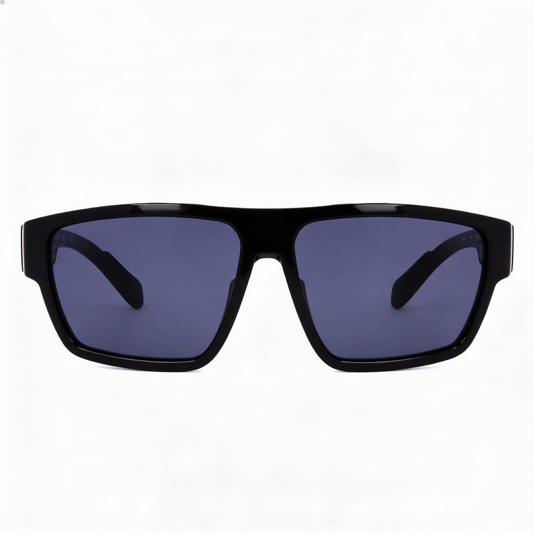 adidas Men's Sp0008 Shiny Black TR90 Plastic Sunglasses with Smoke Non-Polarized Lenses, 100% UV Protection 61mm, Photo 2
