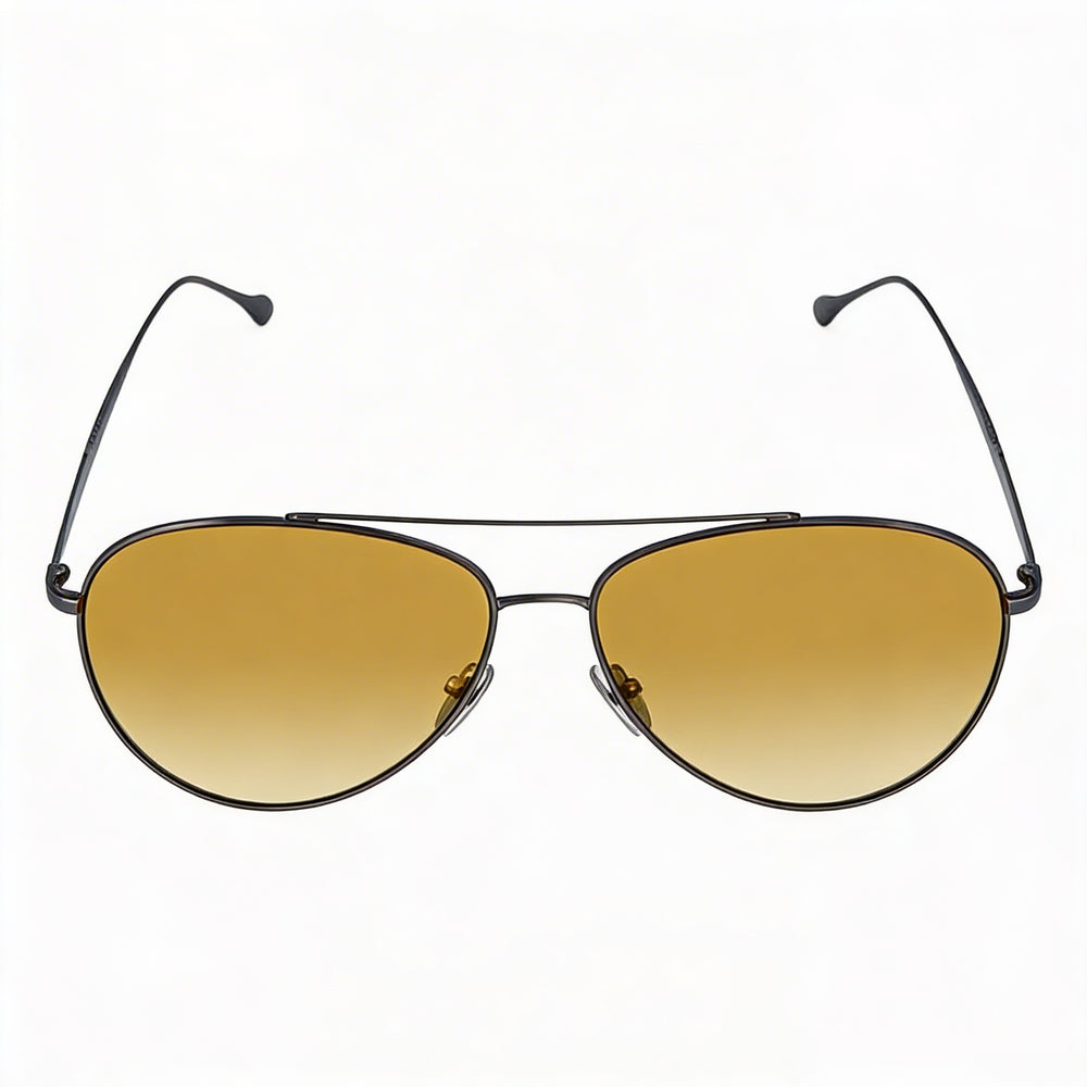 Gafas de sol Isabel Marant para mujer, estilo casual, con montura de metal en rutenio oscuro, lentes marrones y doradas, protección UV, 60-14-145