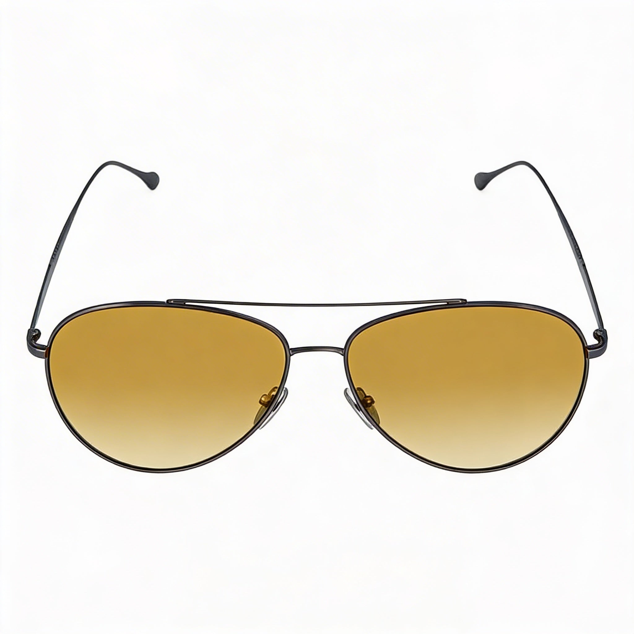 Gafas de sol Isabel Marant para mujer, estilo casual, con montura de metal en rutenio oscuro, lentes marrones y doradas, protección UV, 60-14-145, Photo 2