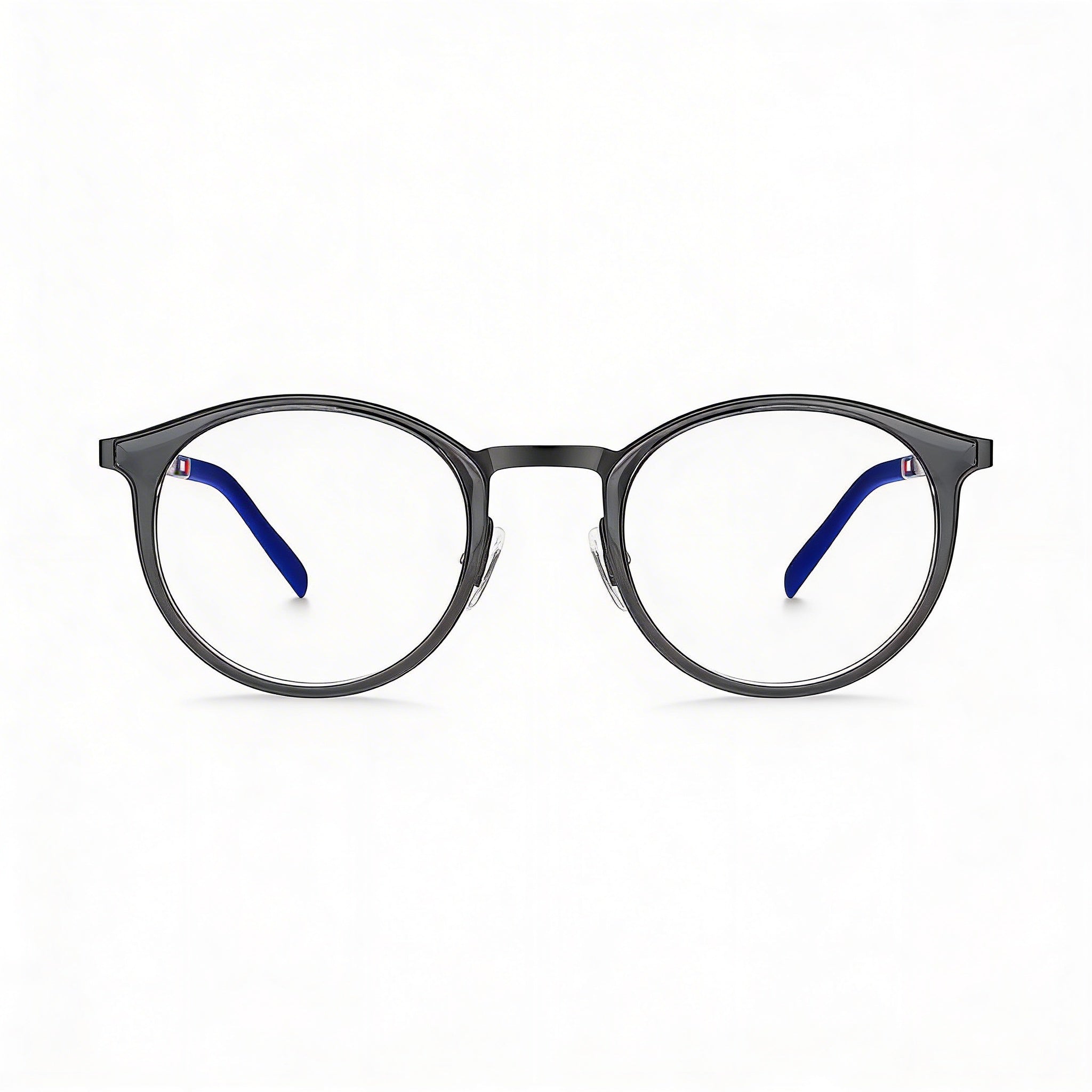 Tommy Hilfiger Men's Modern Grey Alloy Steel Prescription Ready Optical Eyeglasses 49mm Lens, 23mm Bridge, 145mm Temple, Photo 2