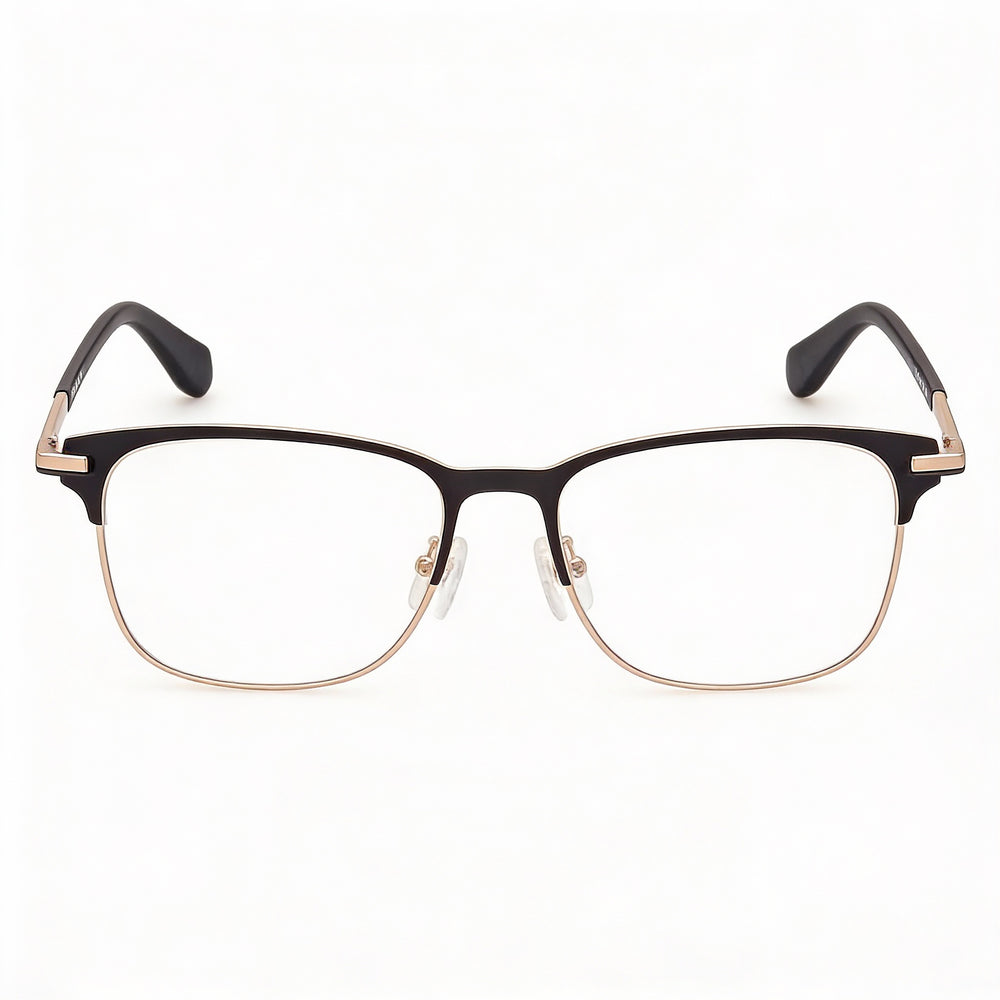 Gafas de sol adidas Originals Navigator para hombre, montura metálica negra, lentes compuestas multicolor, 52-16-145