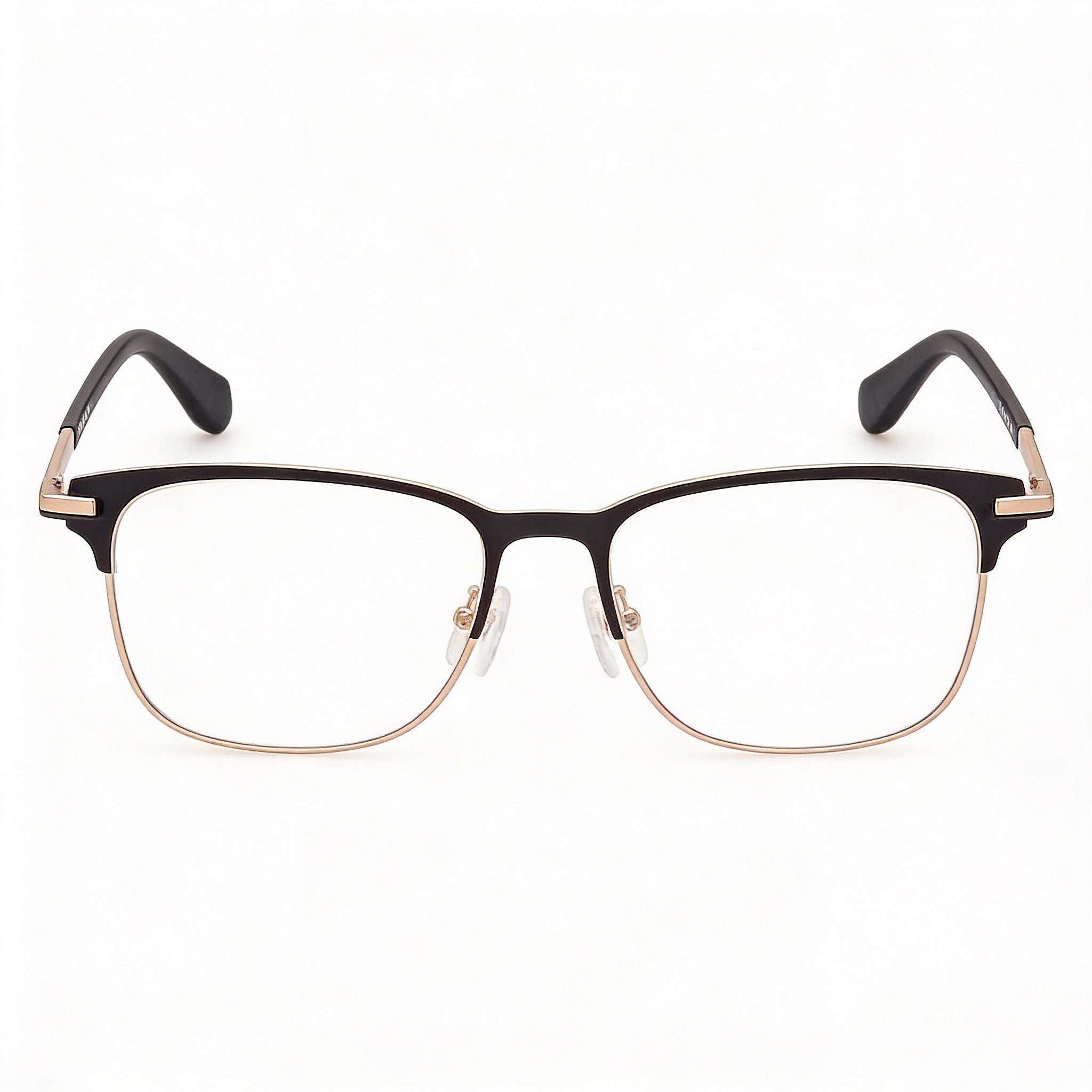 adidas Originals navigator Men's Black Metal Eyeglasses Frame Multi-coloured Composite Lens 52-16-145, Photo 2
