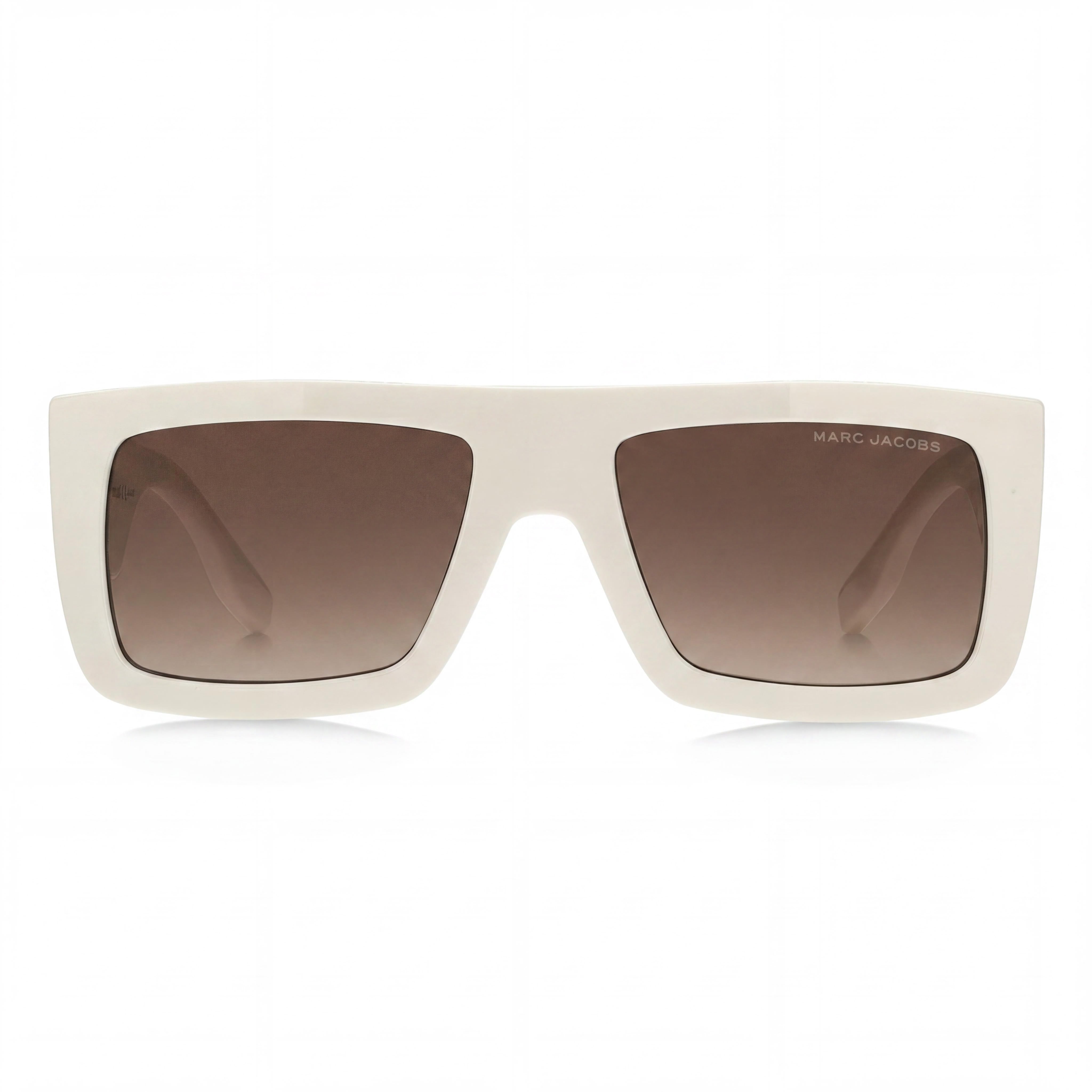Marc Jacobs Wayfarers Women's Ivory Polyamide Frame Brown Lens UV Protected Sunglasses 53-18-145, Photo 2