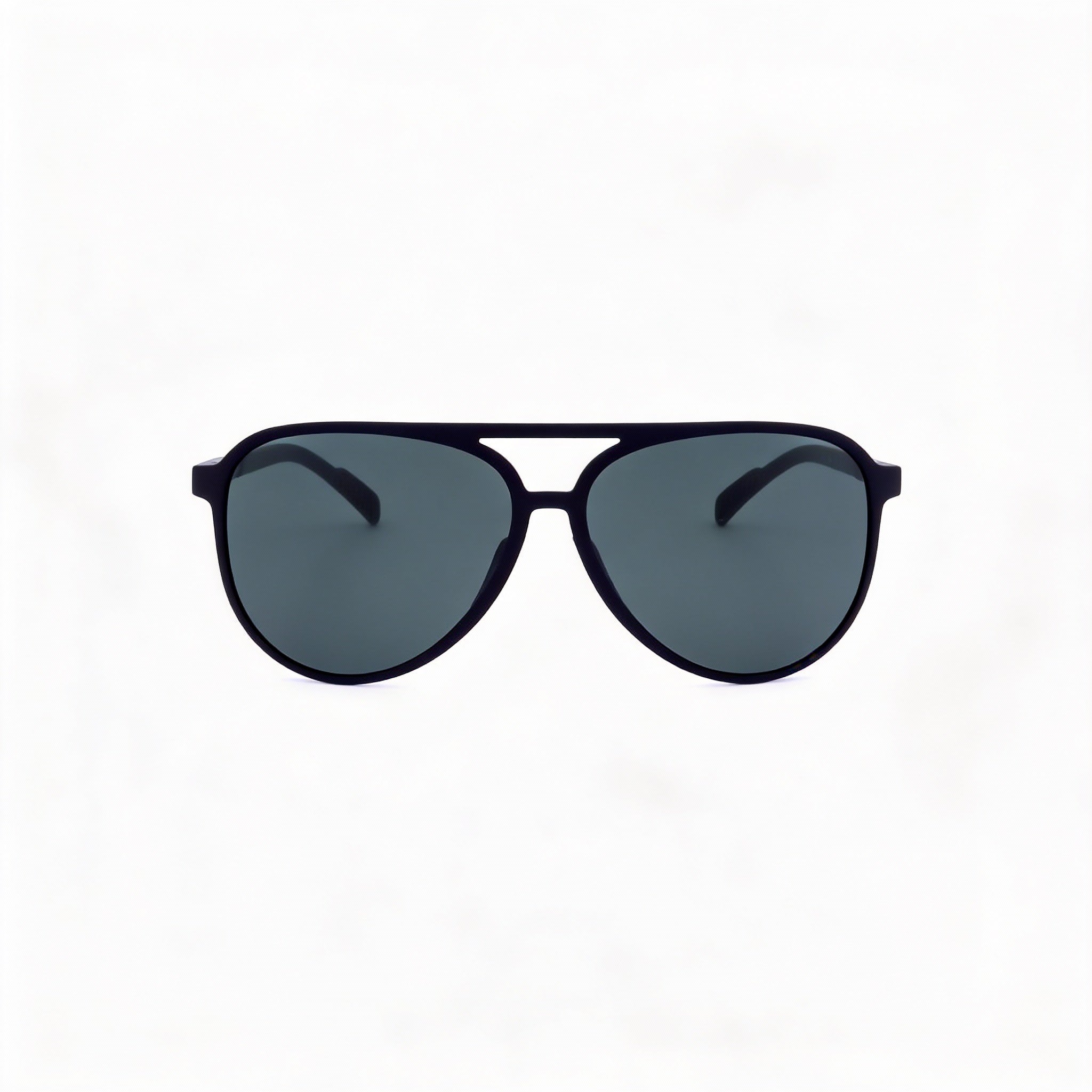 adidas Classic Unisex Acetate Sunglasses, Matte Black, Black Green Non-Polarized UV Lenses, 58mm