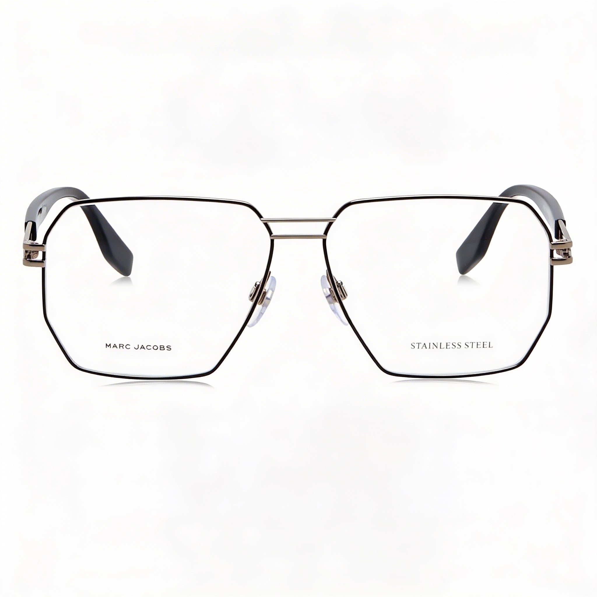 Marc Jacobs Marc 635 Modern Fashionable Unisex Metal Frame Polycarbonate Lens Eyewear Ruthenium Black, 59mm, Photo 2