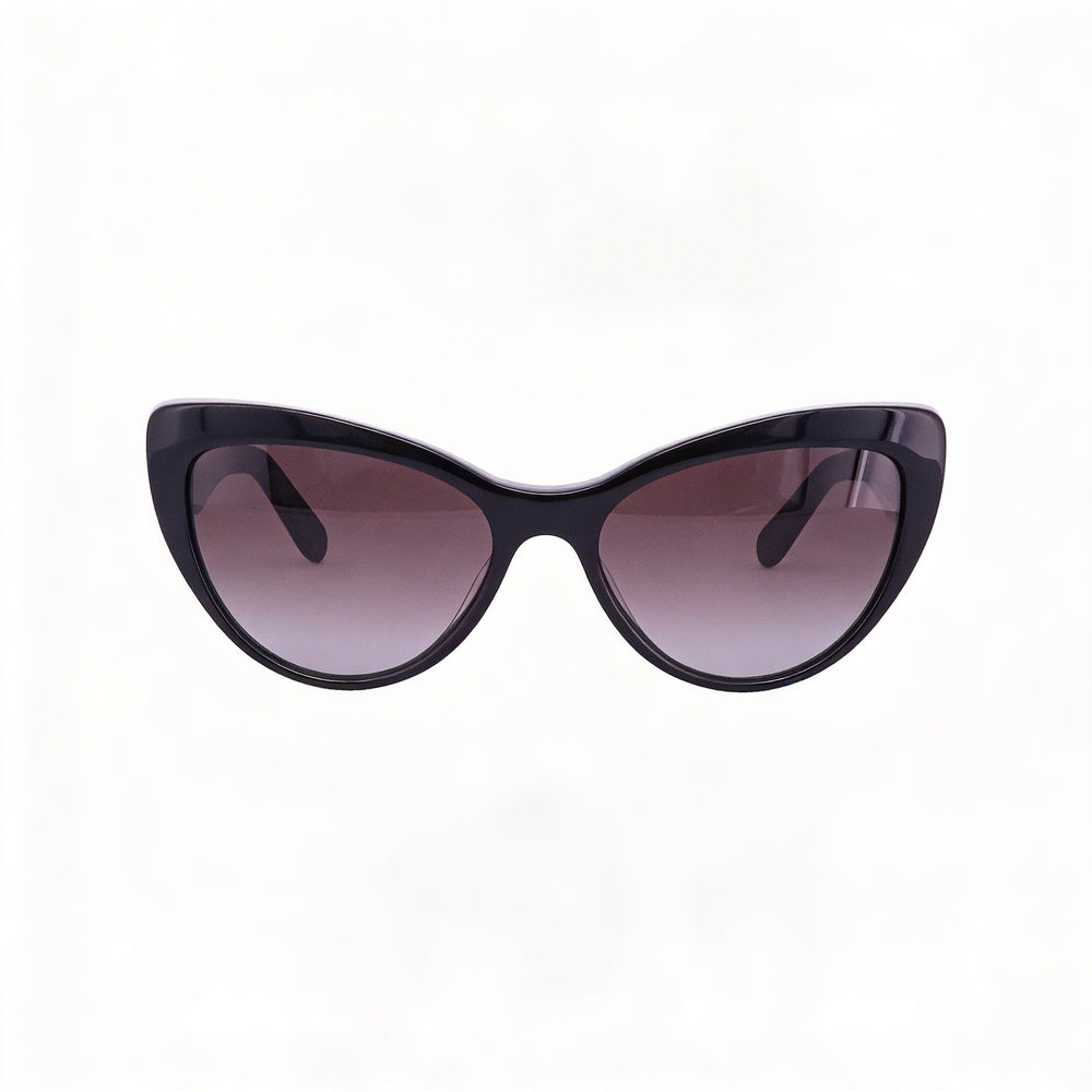 Salvatore Ferragamo SF 930S Women's Black Plastic Cat Eye Gradient Grey Non-Polarized UV Protected 56mm Sunglasses