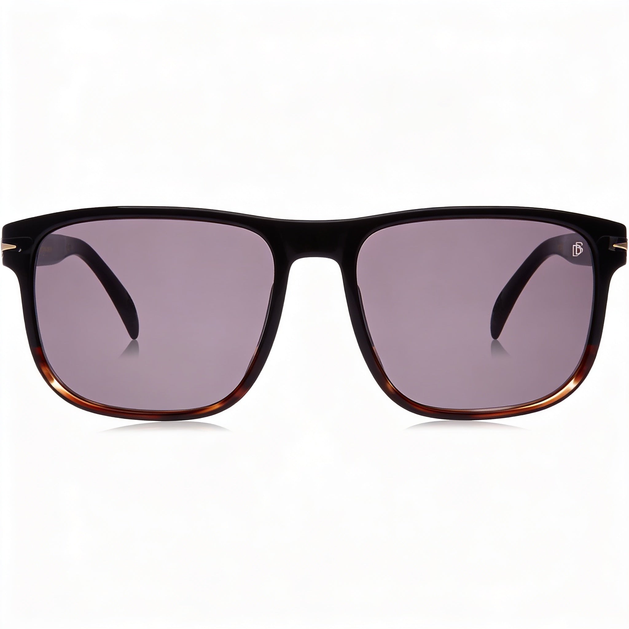 David Beckham Db 1060/S Unisex Non-Polarized Eyewear, Plastic Frame, Polycarbonate Lenses, Black Horn, 57mm, Photo 2