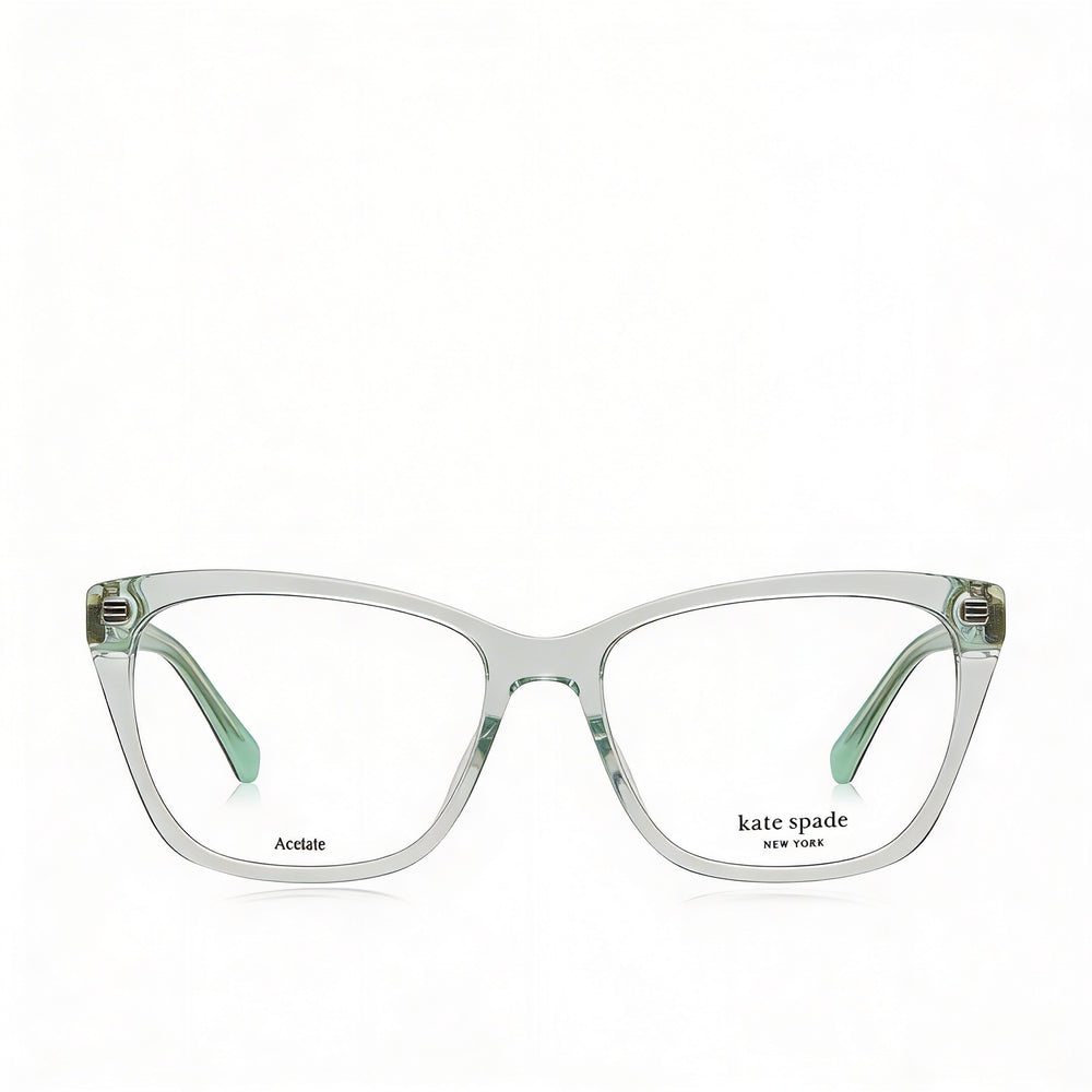 Kate Spade New York Women's Modern Style Green Acetate Frame with Polycarbonate Lenses 53mm Eyewear Sunglasses