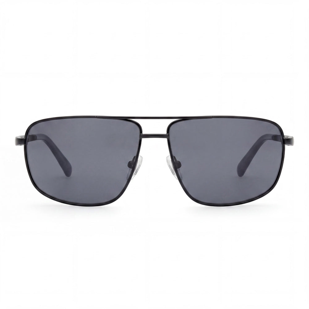 Gafas de sol polarizadas clásicas Harley-Davidson para hombre con protección UV, de policarbonato, color negro mate, con lentes de 64 mm.