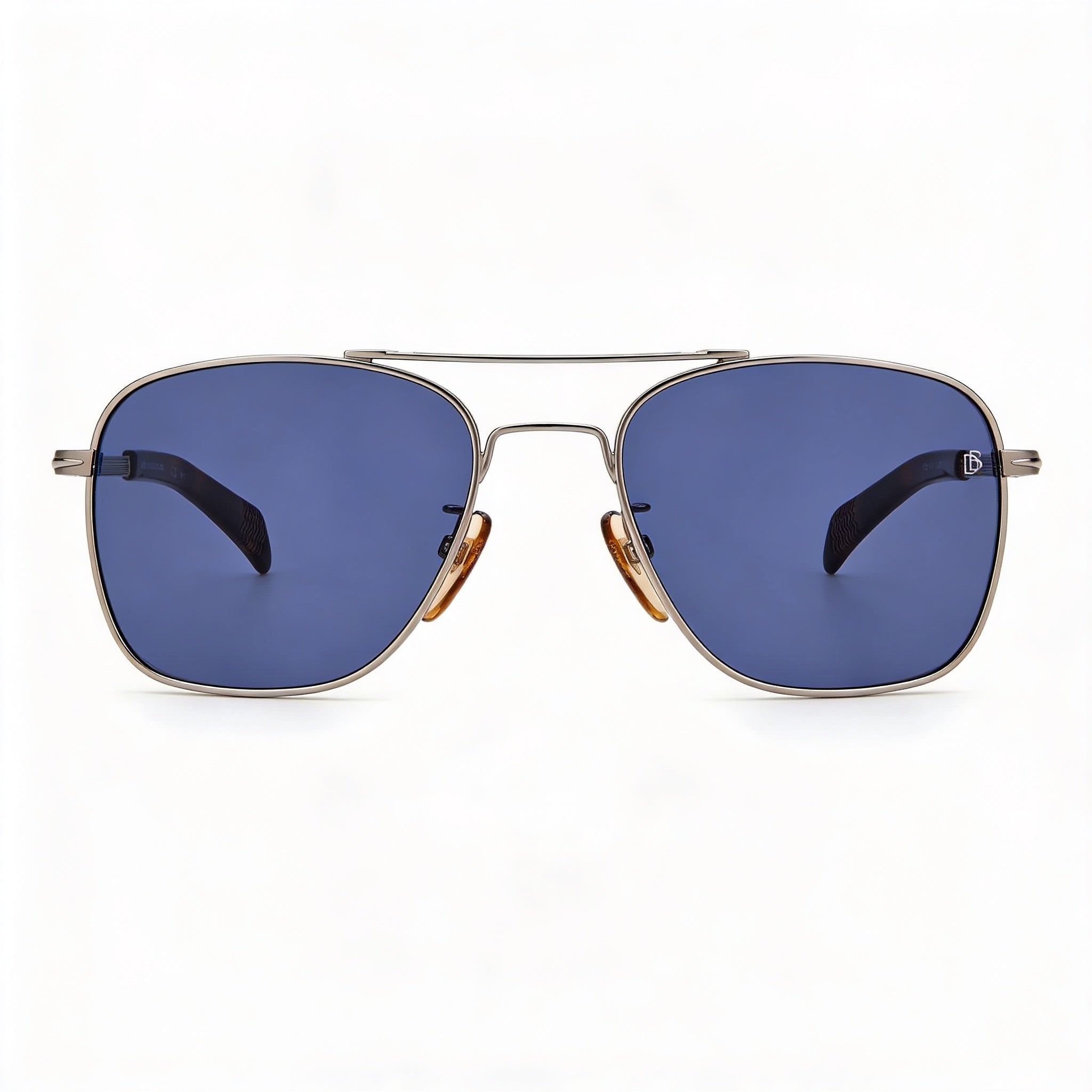 Gafas de sol unisex David Beckham Db 7019/S de metal rutenio con lentes de acero inoxidable y protección UV de 55 mm, Photo 1