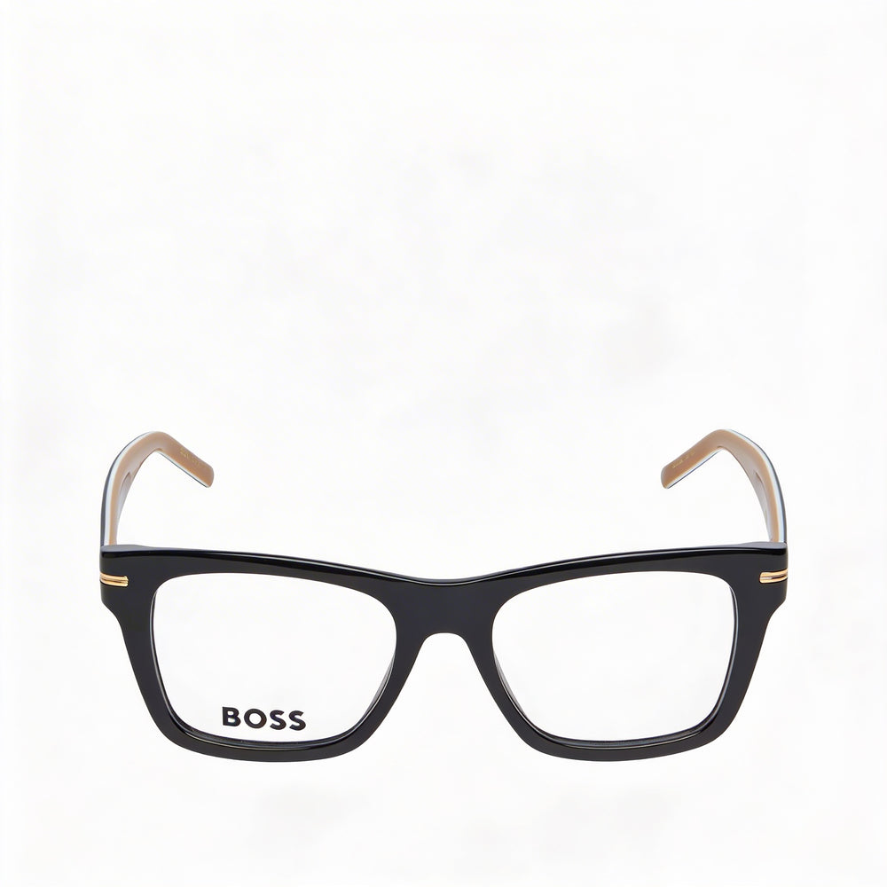 Hugo Boss 1522 Women's Modern Black Acetate Non-Polarized Sunglasses 49mm