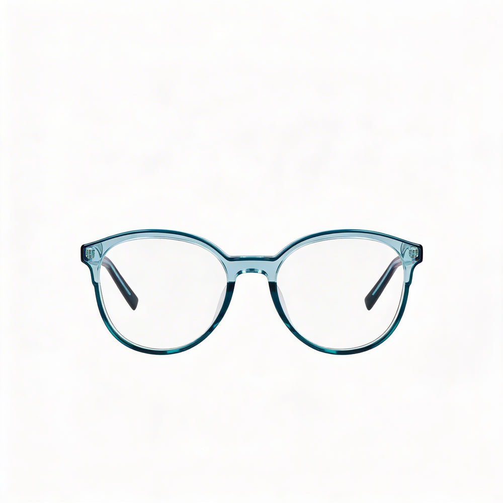 DKNY Classic Women's Acetate Eyewear Frame in Double Sage, featuring 50mm Lens, 18mm Bridge, 140mm Temple
