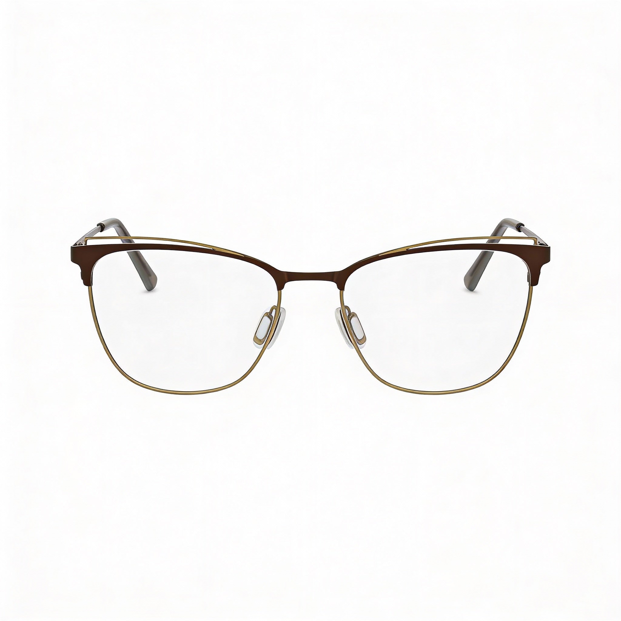 Gafas de sol Flexon W3100 para mujer con montura de acetato marrón y lentes de policarbonato polarizado marrón de 53 mm, Photo 1