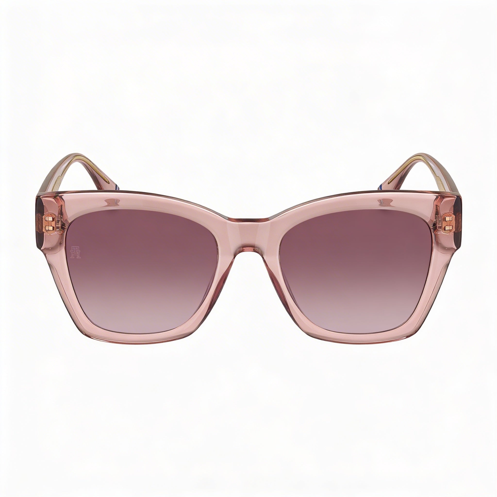 Gafas de sol Tommy Hilfiger para mujer TH 2156/S con montura de acetato rosa y lentes no polarizadas Doubleshade rosas con 100% de protección UV de 52 mm, Photo 2