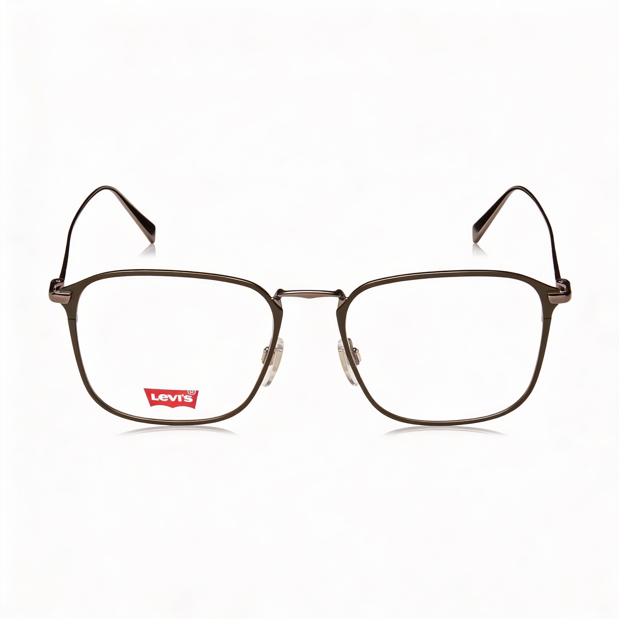 Levi's Classic Men's Metal Frame Square Eyeglasses Non- Matte Khaki 52mm, Photo 2
