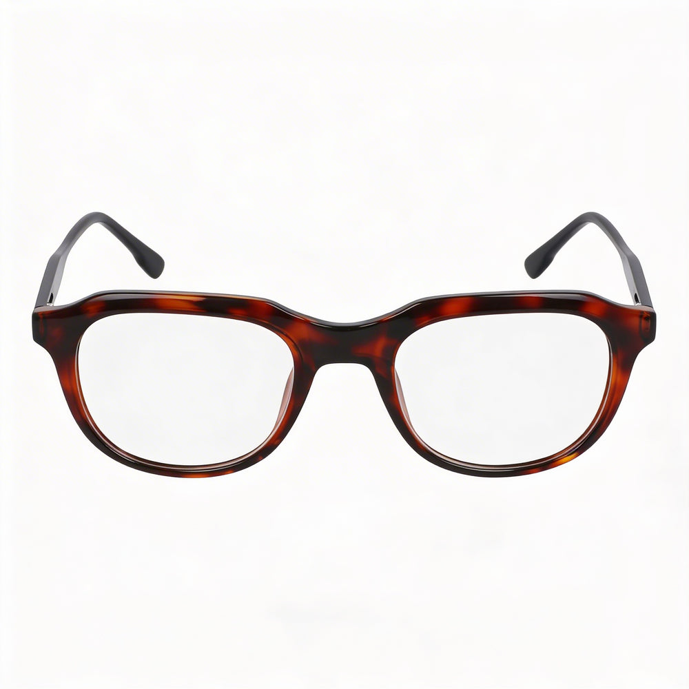 McAllister Mc4537 Unisex Tortoise Acetate Eyeglasses Frames with 50mm Lens Width, 21mm Bridge, 140mm Temples