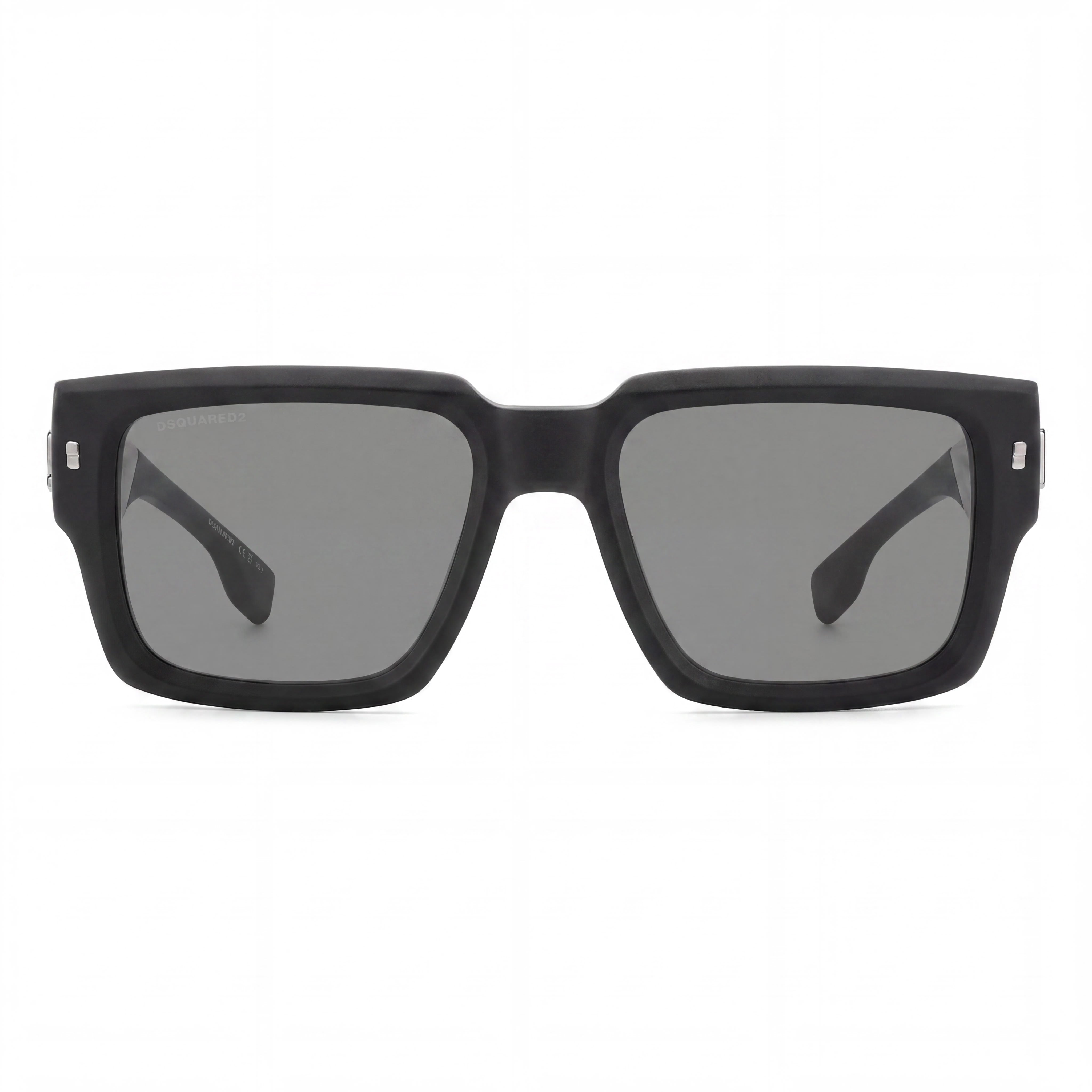DSQUARED2 Casual Men's Matte Black Polyamide Frame Polycarbonate Lens Eyewear 53-19-145mm, Photo 2