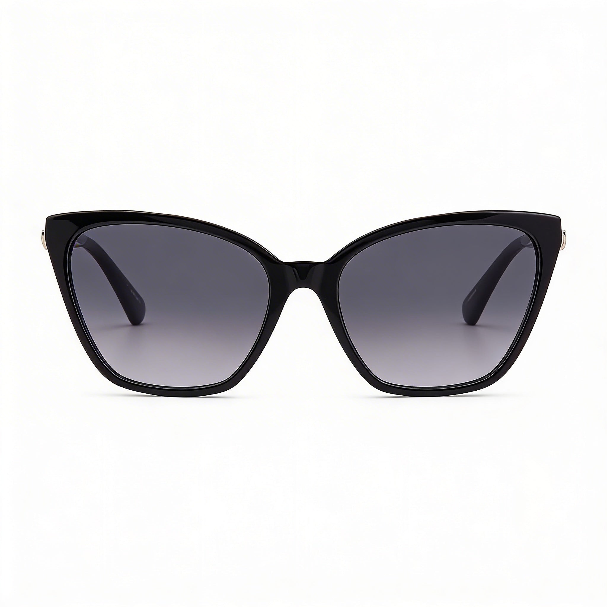 Gafas de sol polarizadas Kate Spade New York Glam Cat Eye de acetato negro con protección UV para mujer, 56 mm, Photo 1
