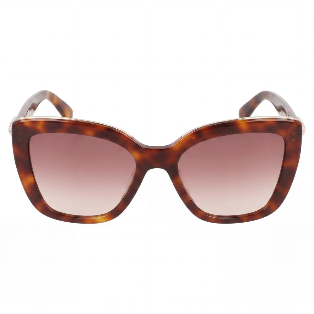 Gafas de sol Longchamp LO692S casuales para mujer, marco de aleación de acero La Habana, lentes de policarbonato de 53 mm, protección UV, no polarizadas
