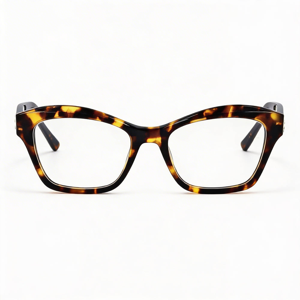 Gafas Ópticas Ferragamo SF2951 de Mujer con Montura de Plástico Cat Eye, Carey Oscuro 53mm