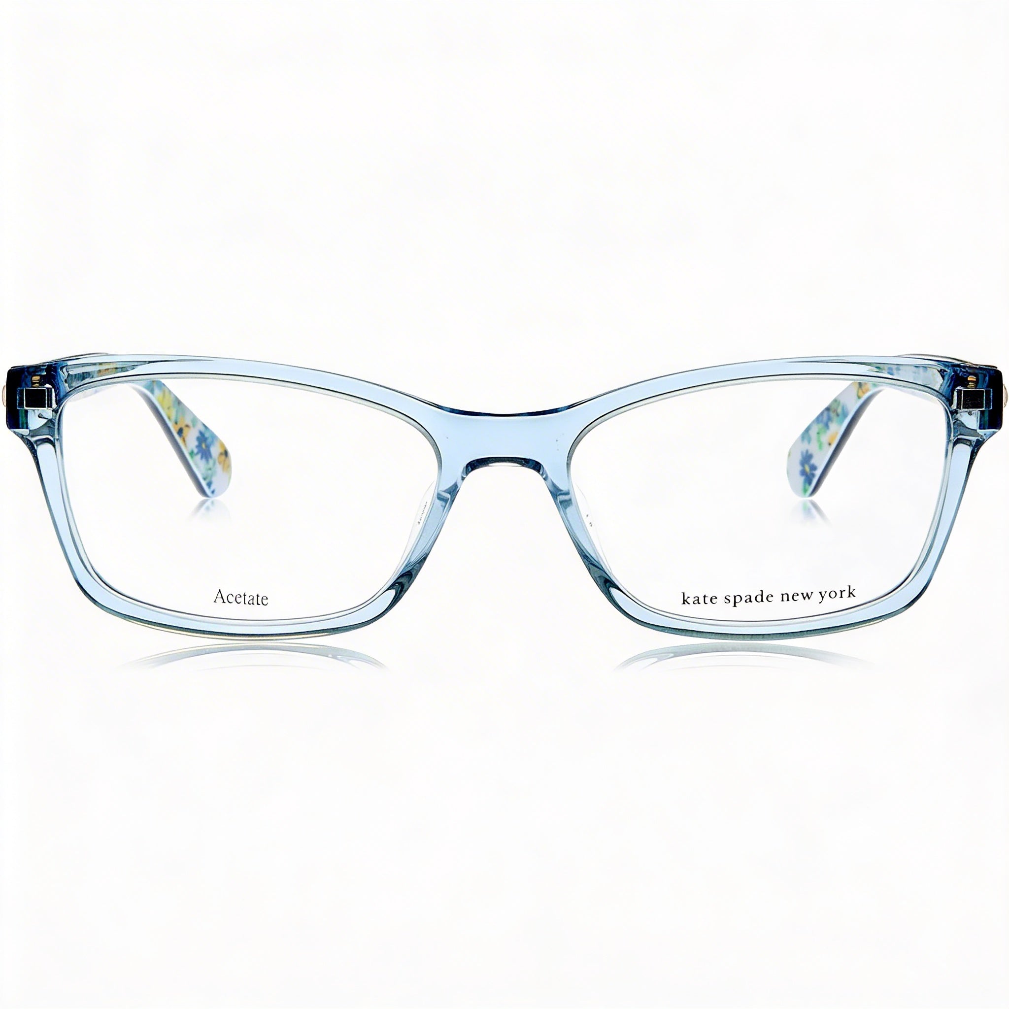 kate spade new york Gafas de mujer modernas de acetato azul 52mm, Photo 2