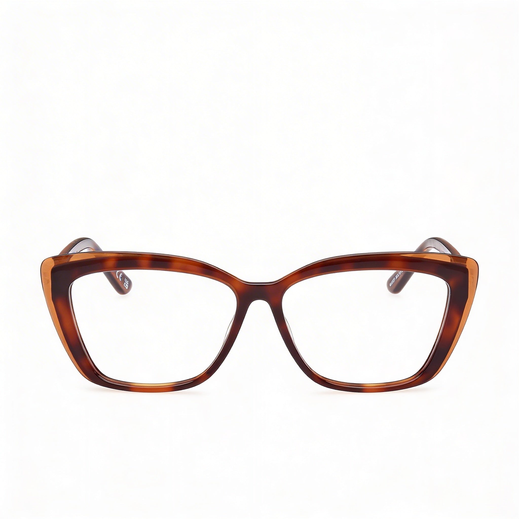 Guess sporty-classic Women's Lightweight Square Full Rim Acetate Optical Frames in Dark Havana 55mm, Photo 2