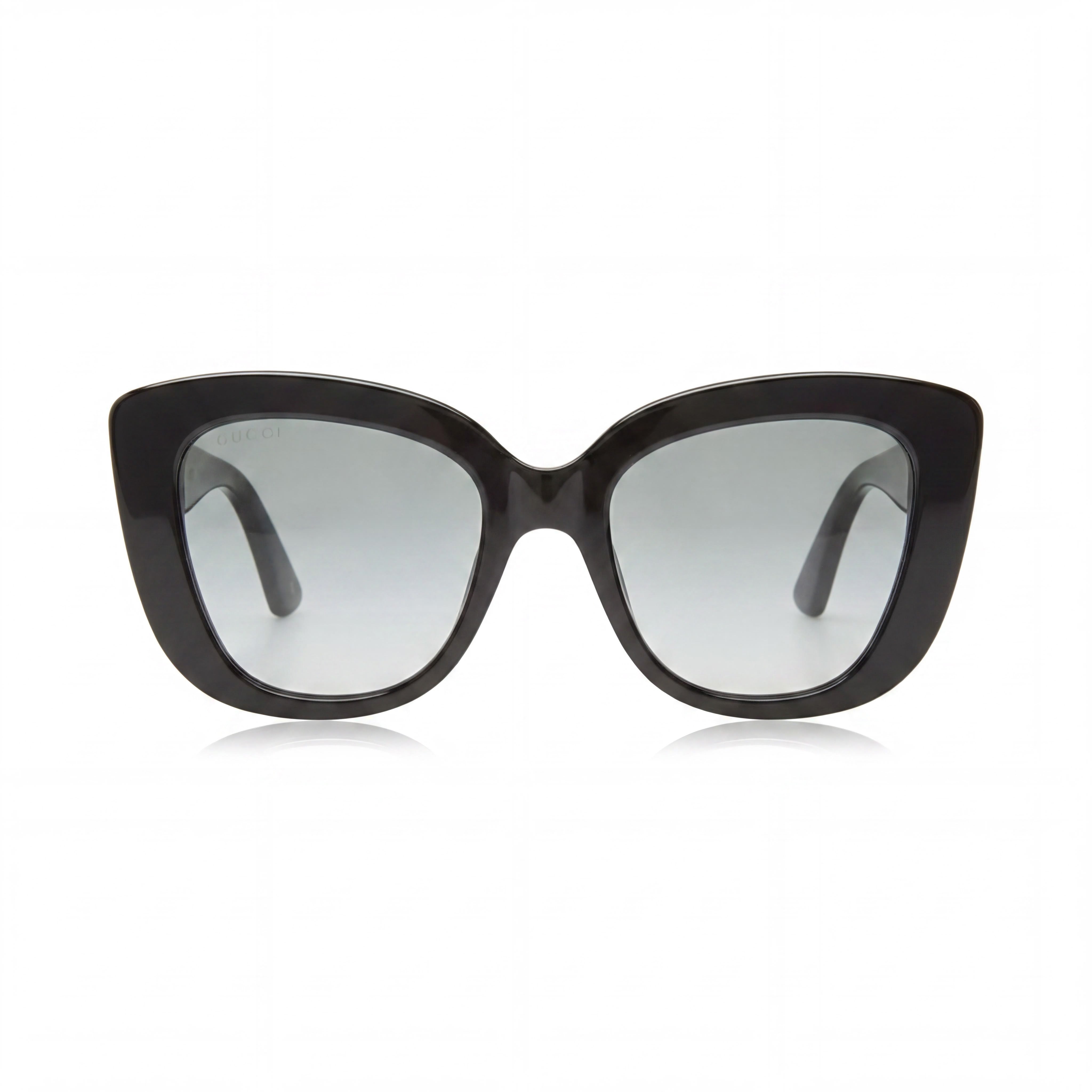 Gucci Casual Women's Acetate UV Protection Non-Polarized Sunglasses, Havana Blue Brown, 54mm, Photo 2