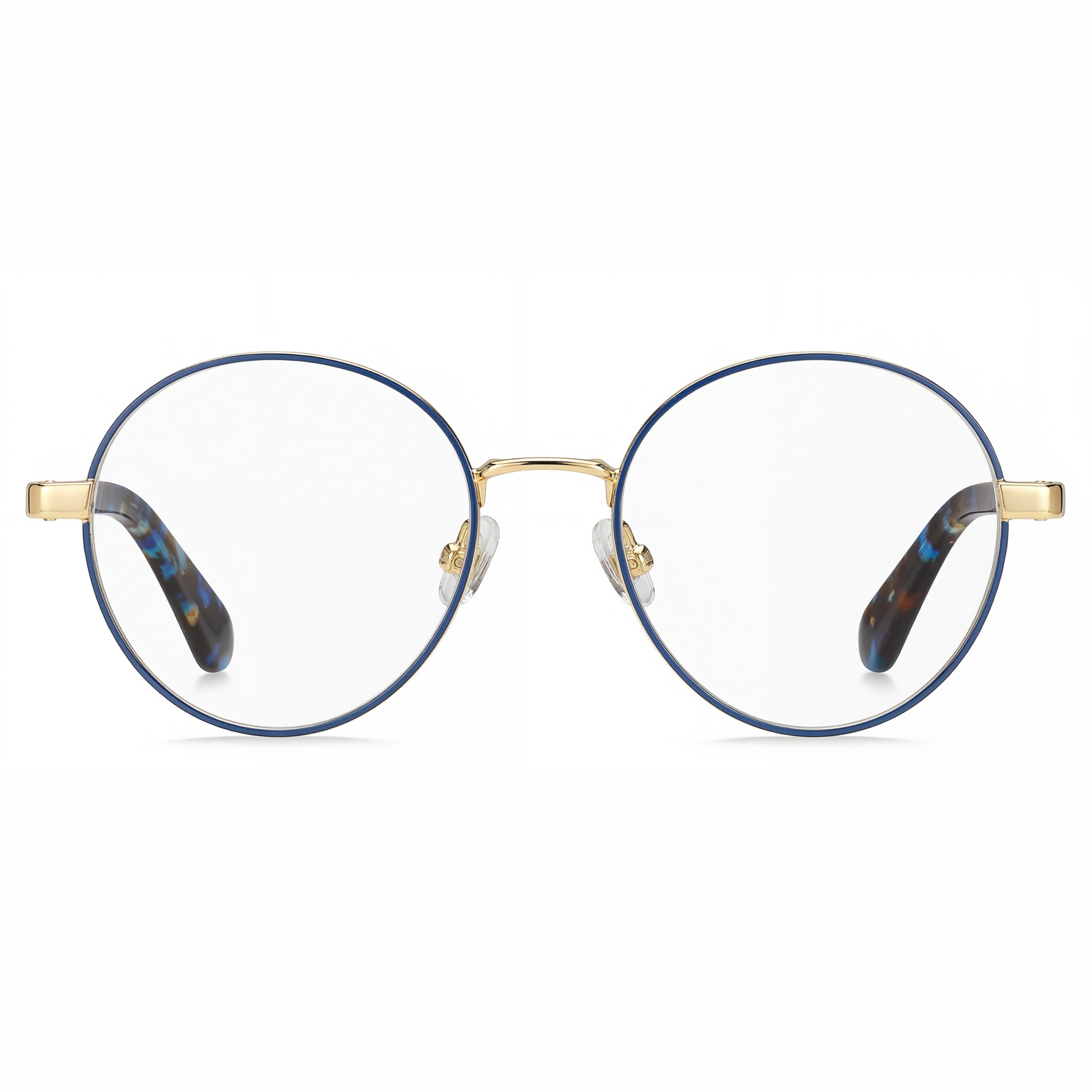 kate spade new york Marciann Women's Gold Blue Plastic Eyeglasses Frame Lens 49mm Bridge 19mm Temple 140mm, Photo 2