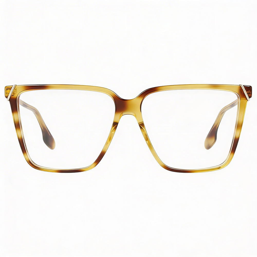 Victoria Beckham Modern VB2633 Men's Sunglasses with Blonde Havana Acetate Frame and Polycarbonate Lenses 56mm